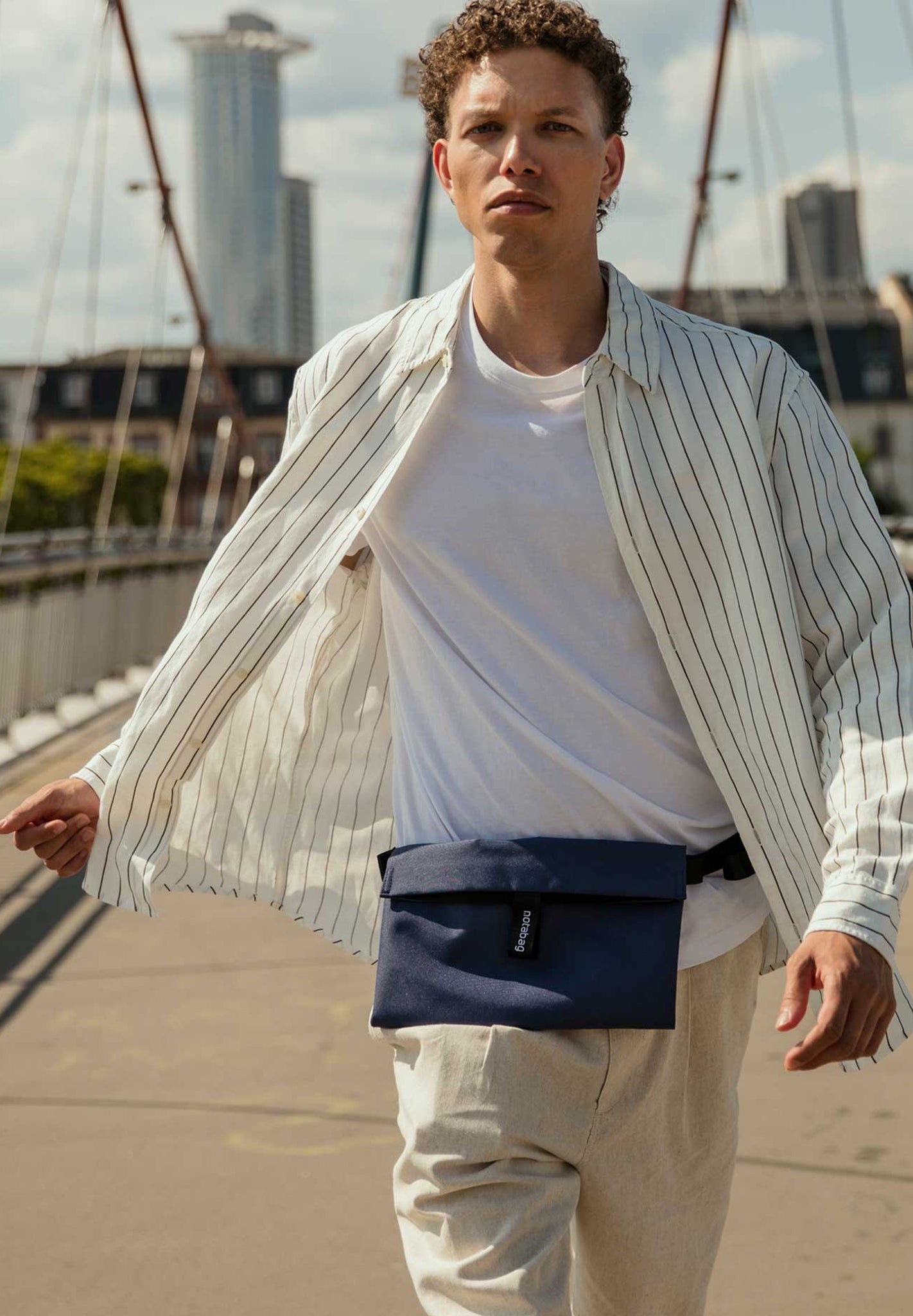 NOTABAG - Notabag Crossbody - Navy Blue - BACKYARD