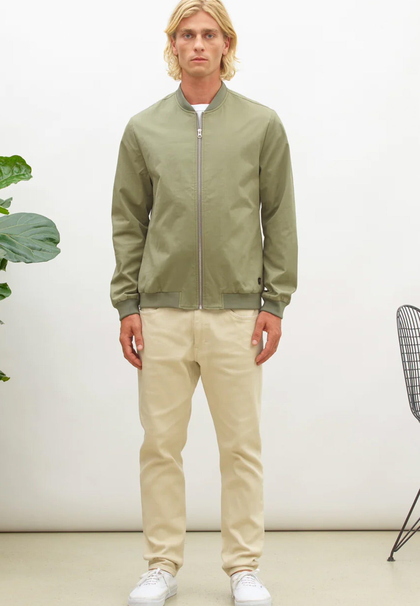 NOWADAYS - Bomber Jacket - Balsam Green - BACKYARD