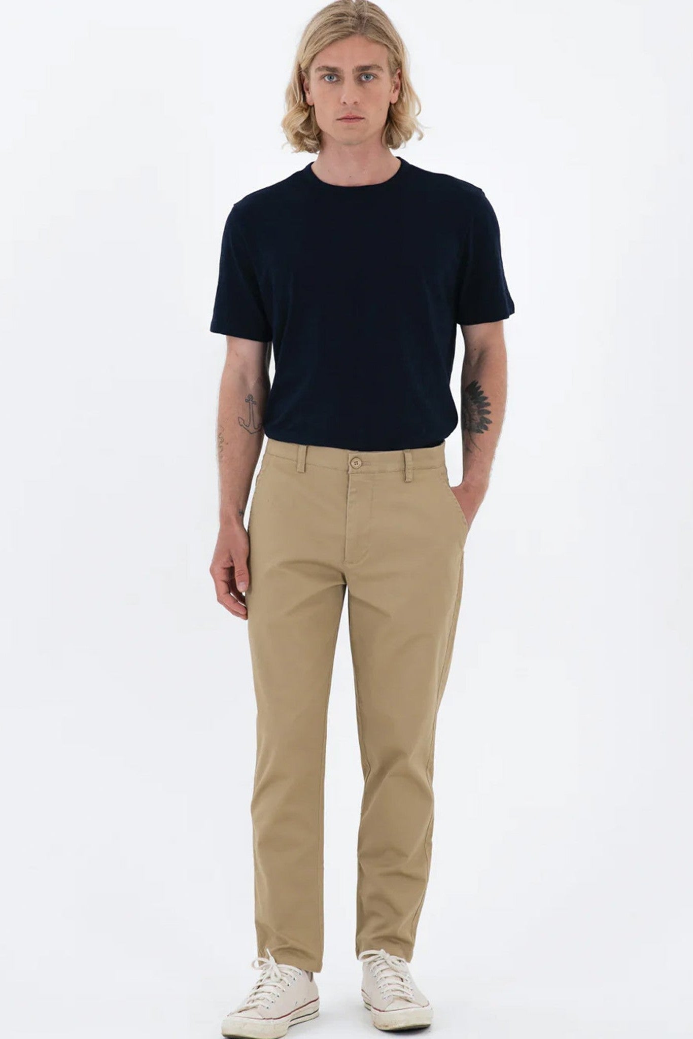 NOWADAYS - Chino Pants - Classic Beige - BACKYARD