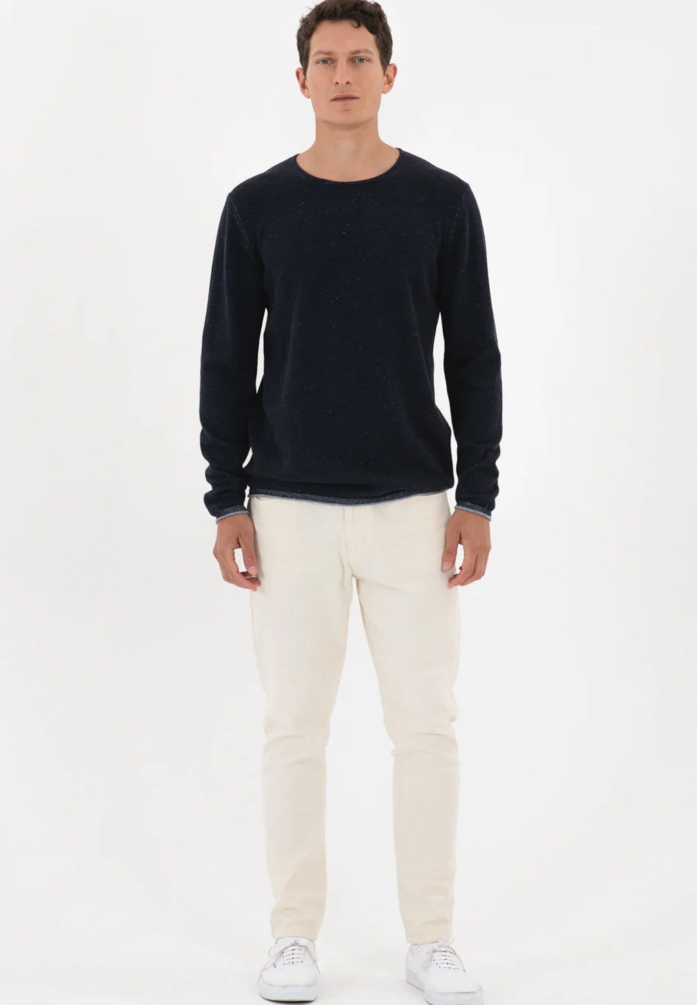 NOWADAYS - Plated Sweater - Sky Captain - BACKYARD