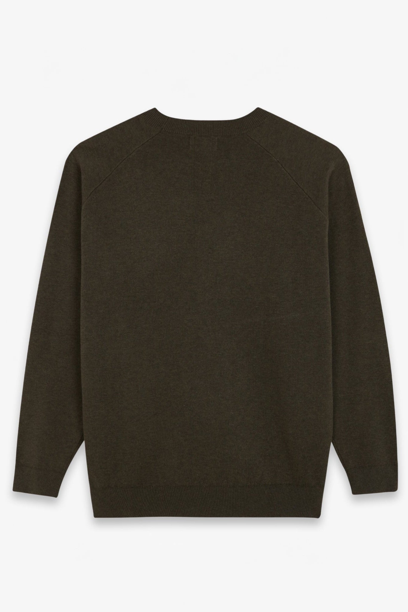 NOWADAYS - Signature Raglan Mouline Sweater - Kalamata - BACKYARD