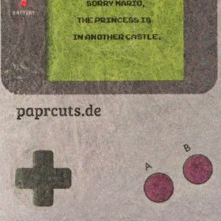 PAPRCUTS - RFID Alu Kartenetui - Game Boy - BACKYARD
