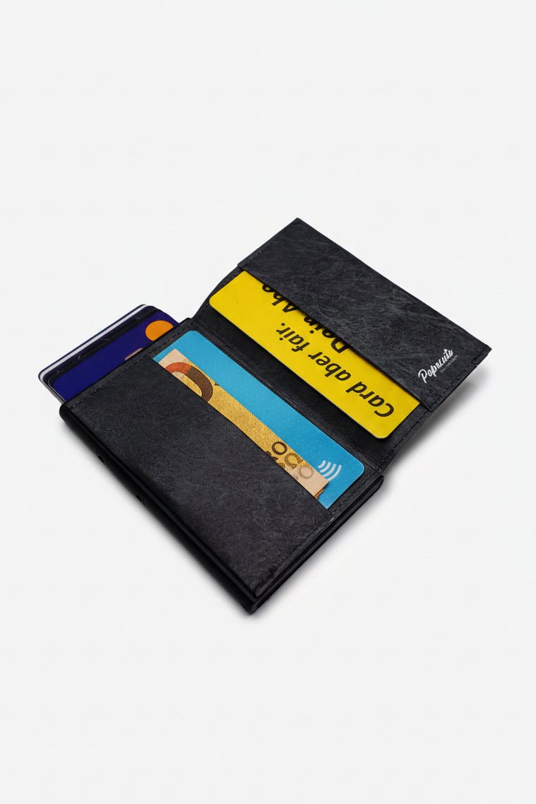 PAPRCUTS - RFID Alu Kartenetui - Just Black - BACKYARD