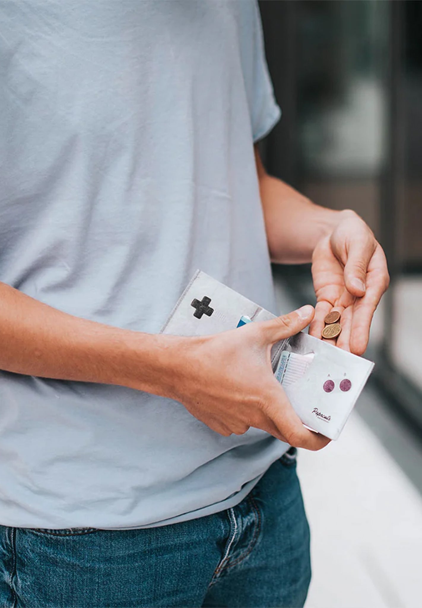 PAPRCUTS - RFID Portemonnaie - Game Boy - BACKYARD