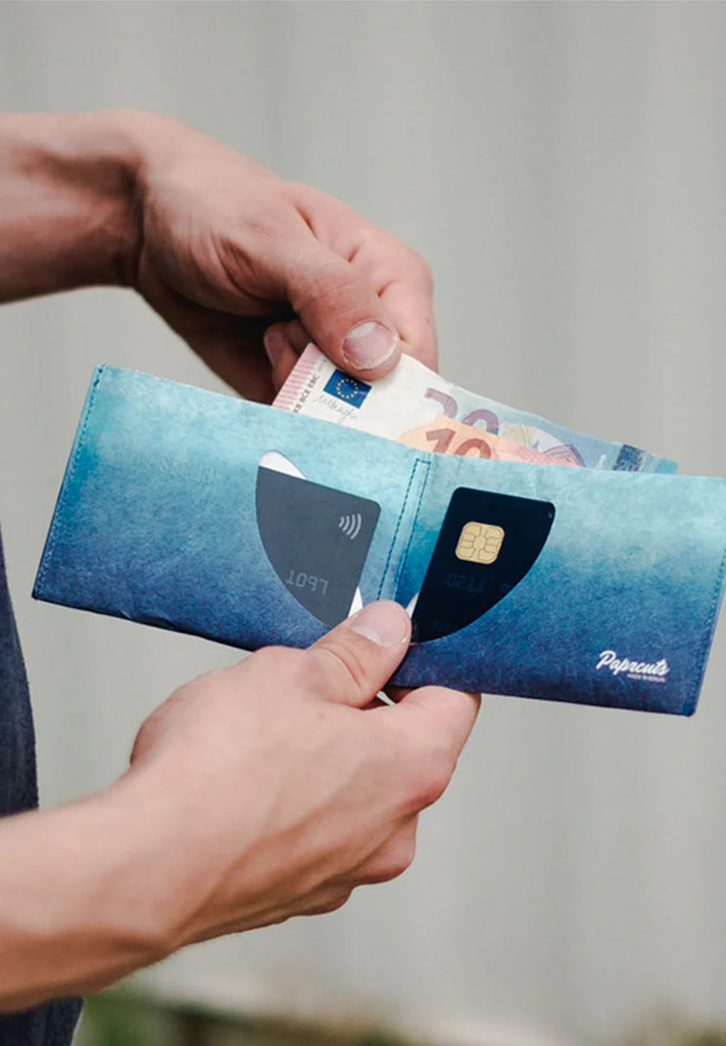 PAPRCUTS - RFID Portemonnaie - Blue Lagoon - BACKYARD