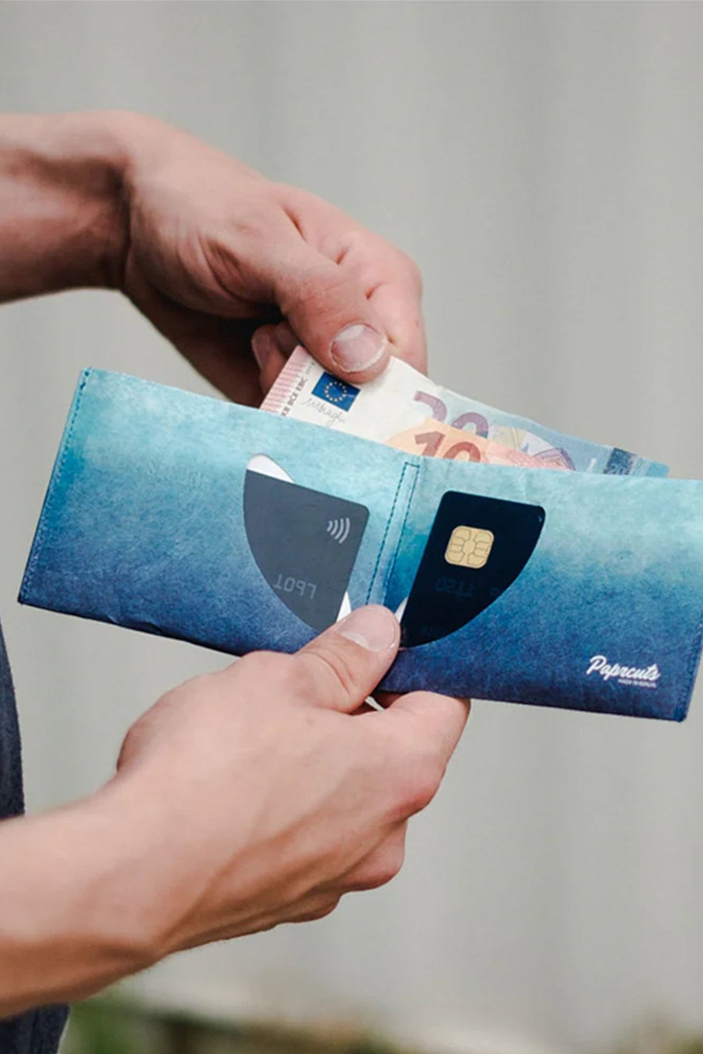 PAPRCUTS - RFID Portemonnaie - Blue Lagoon - BACKYARD