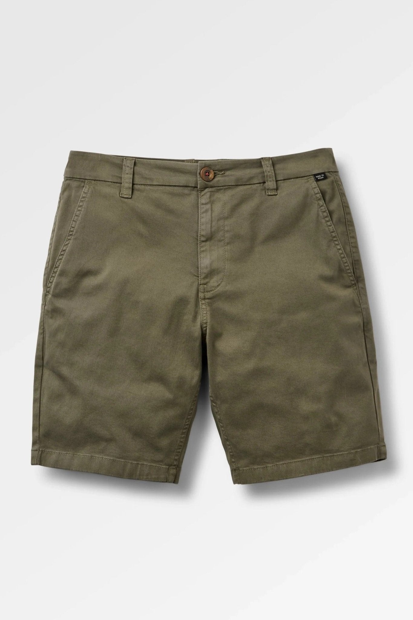 PASSENGER - 365 Organic Cotton Shorts 2.0 - Dusty Olive - BACKYARD
