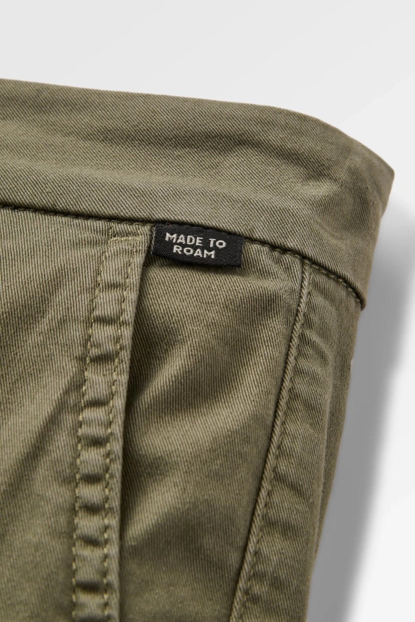 PASSENGER - 365 Organic Cotton Shorts 2.0 - Dusty Olive - BACKYARD