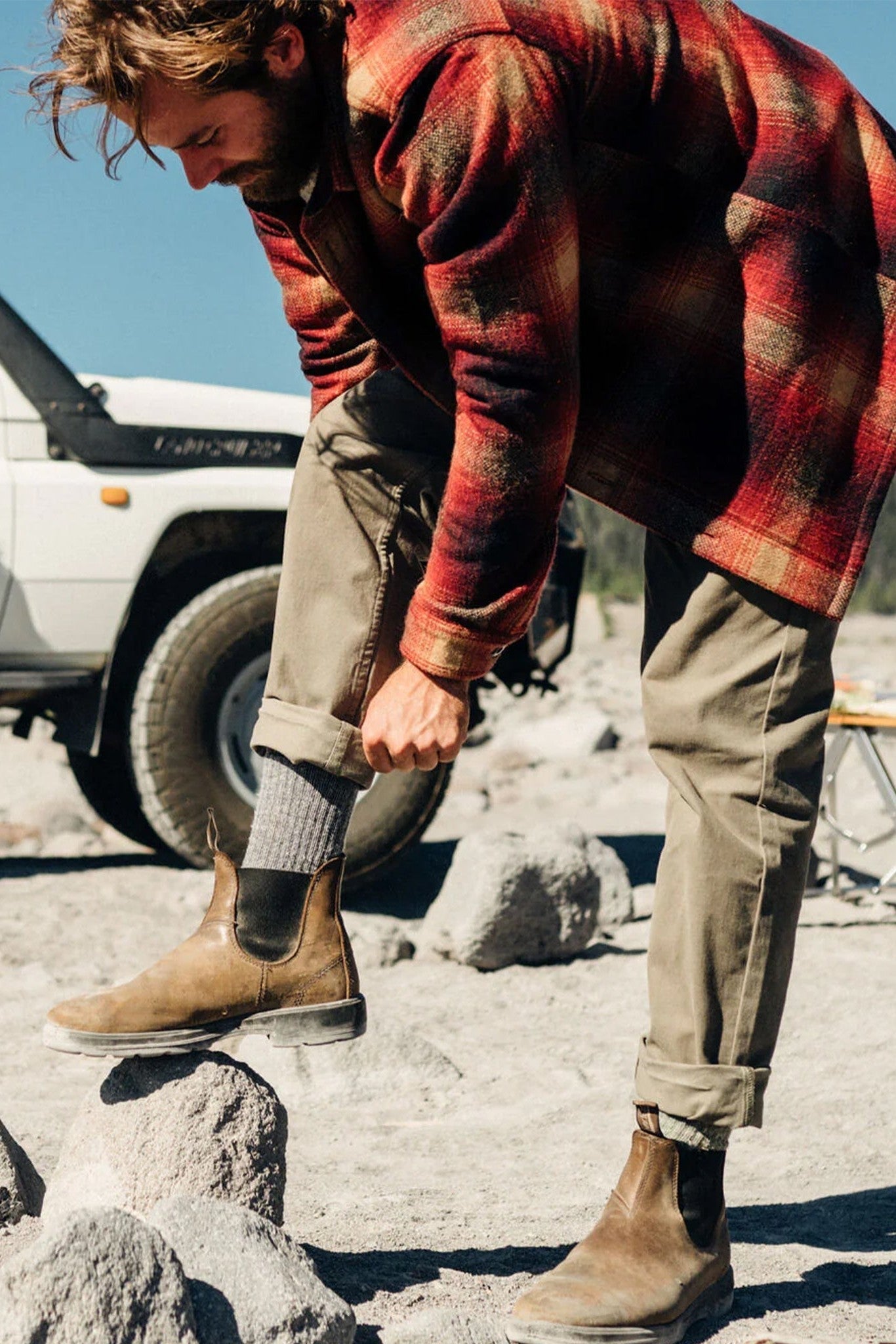 PASSENGER - 365 Organic Cotton Trouser - Dusty Olive - BACKYARD