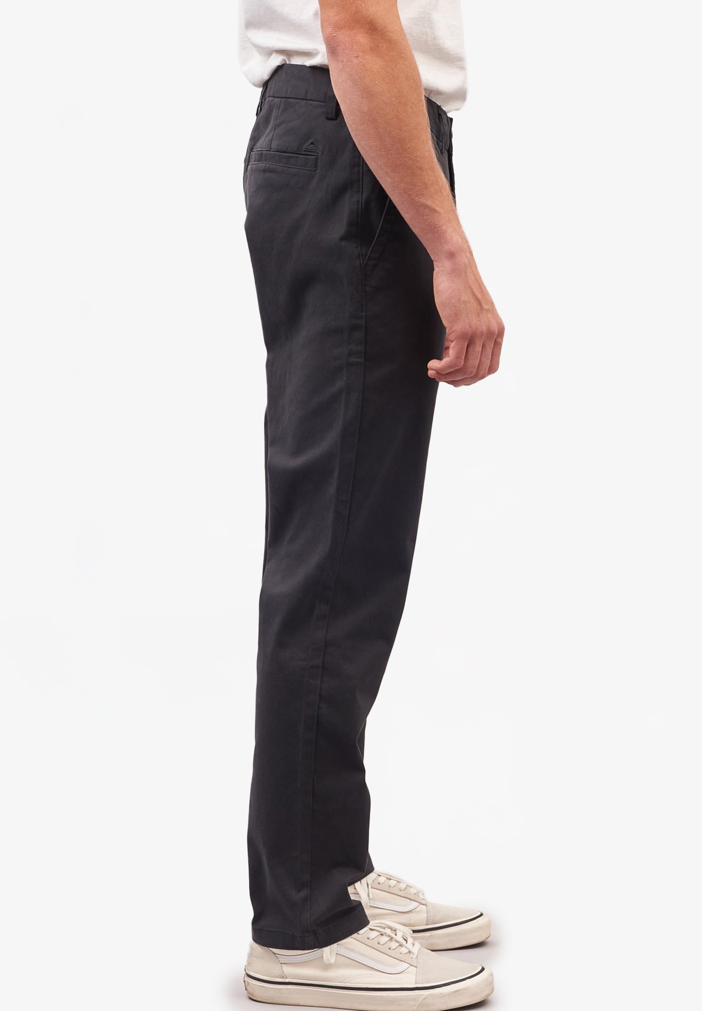 PASSENGER - 365 Organic Cotton Trouser - Faded Black - BACKYARD