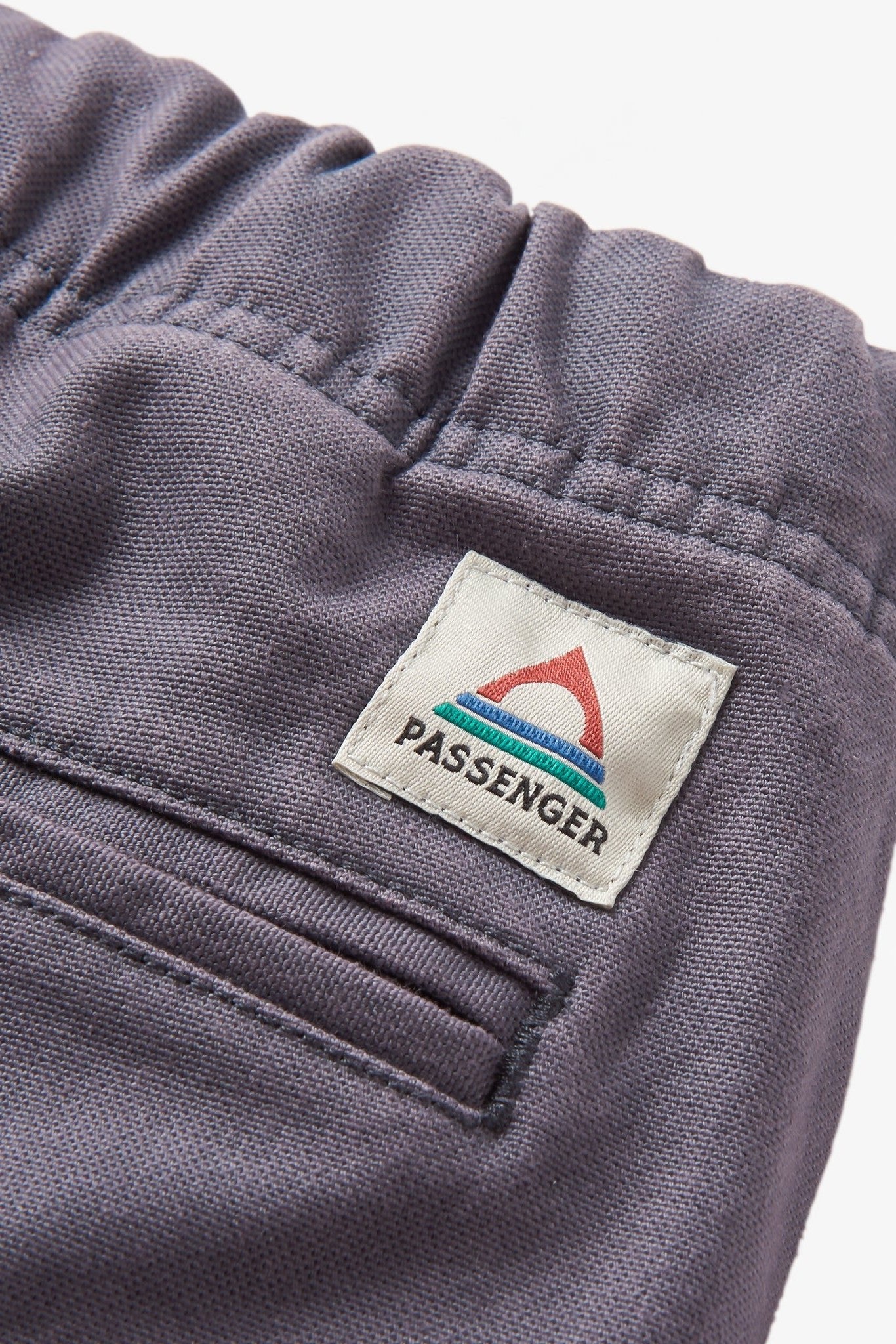 PASSENGER - Adventurer Organic Canvas Trouser - Charcoal - BACKYARD
