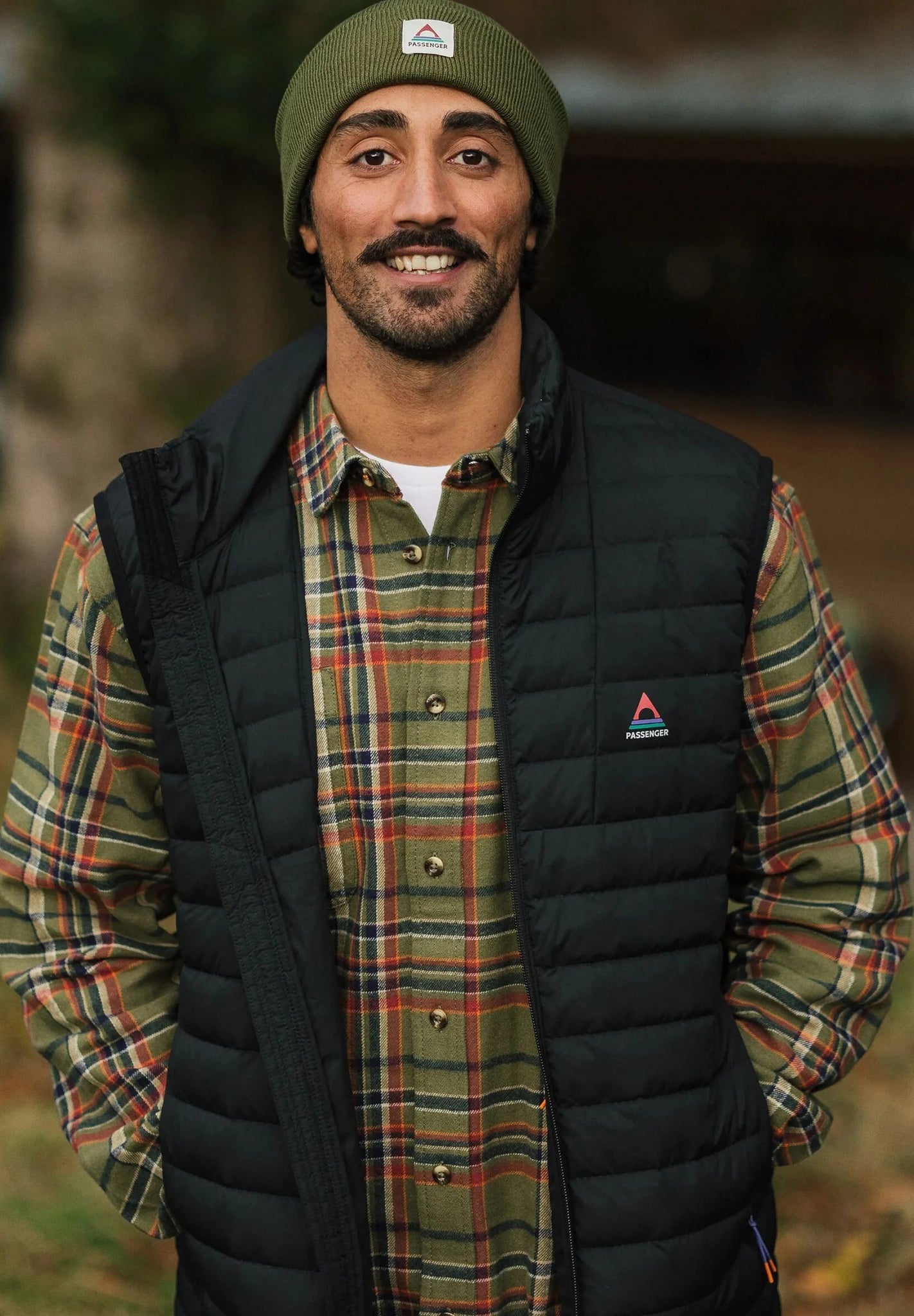 PASSENGER - Ashland Down Recycled Vest - Black - BACKYARD