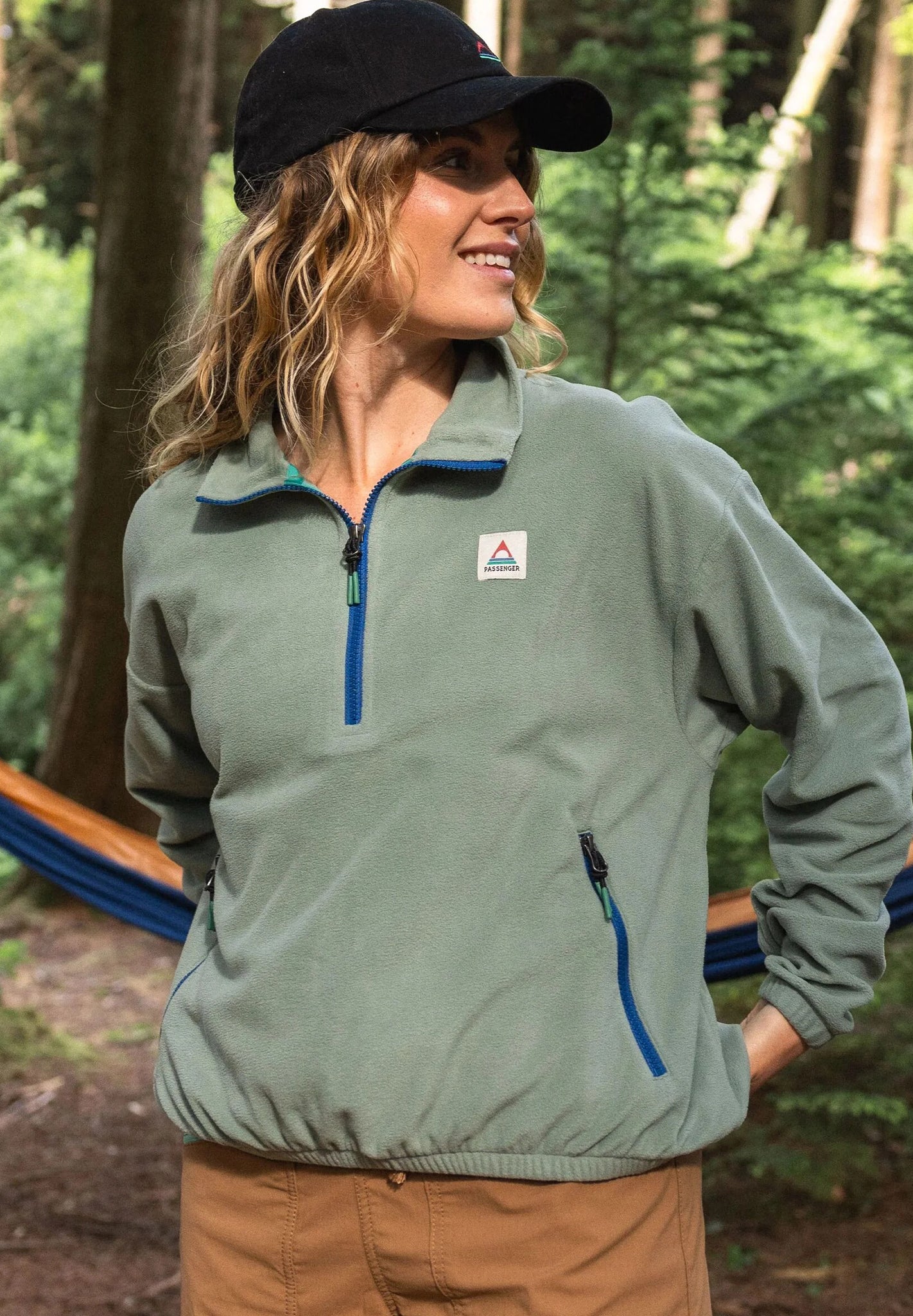 PASSENGER - Ayla Recycled Micro Polartec® Fleece - Pistachio - BACKYARD