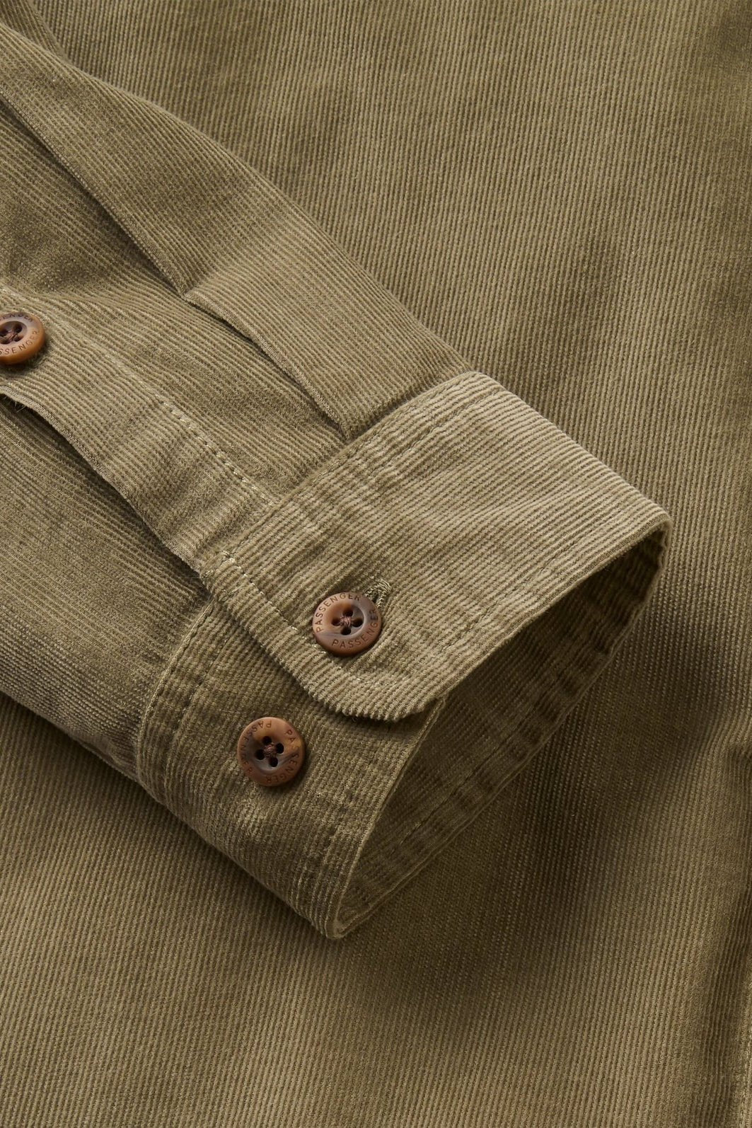 PASSENGER-Backcountry Cord Light Shirt 2.0-Dusty Olive-BACKYARD