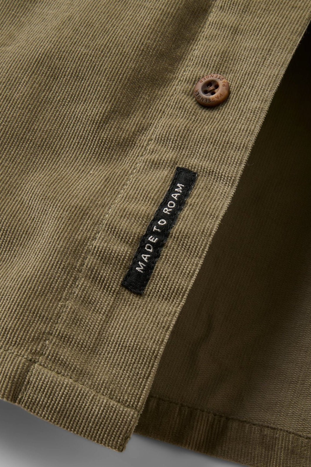 PASSENGER-Backcountry Cord Light Shirt 2.0-Dusty Olive-BACKYARD