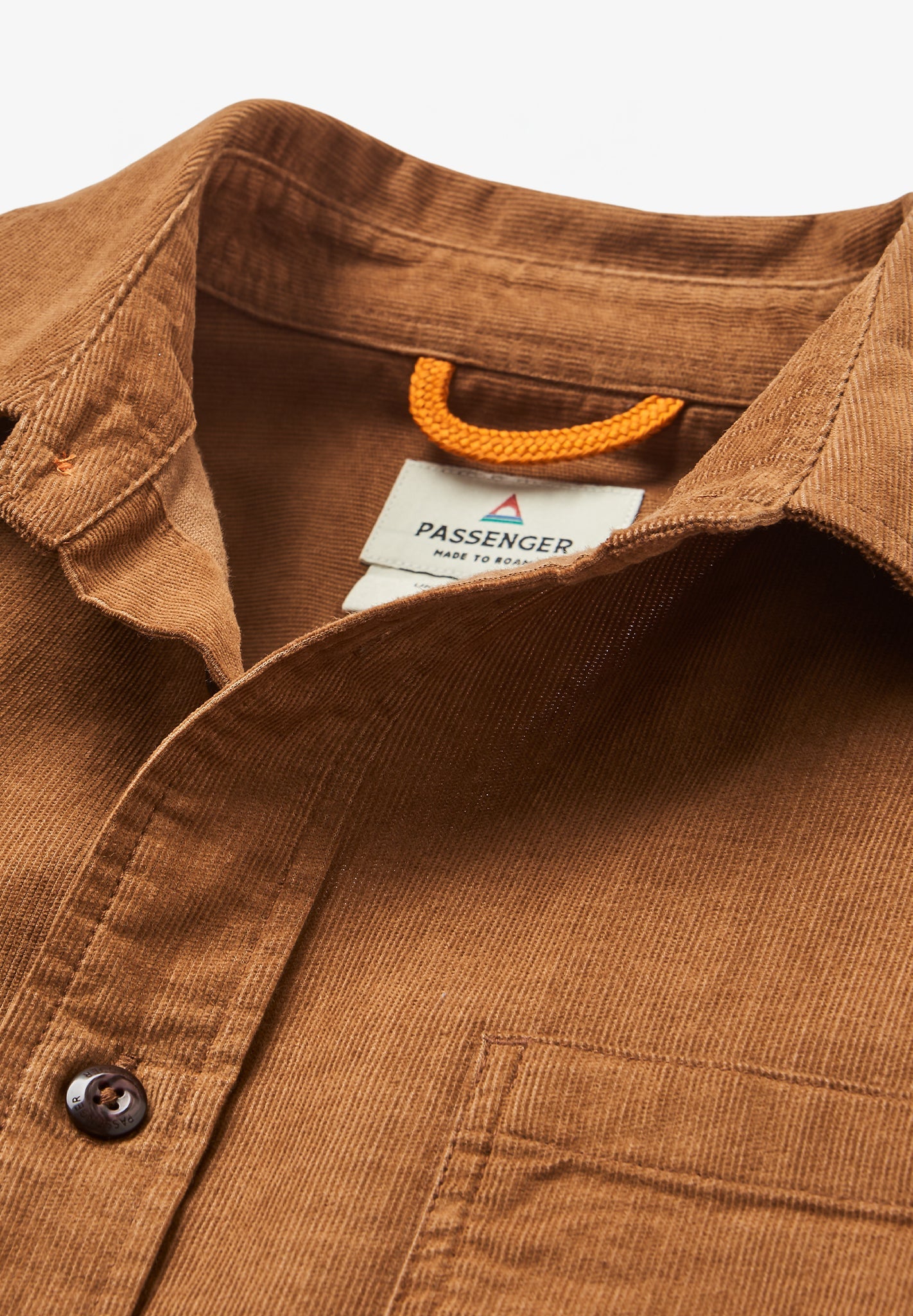 PASSENGER - Backcountry Cord Light Shirt - Caramel - BACKYARD