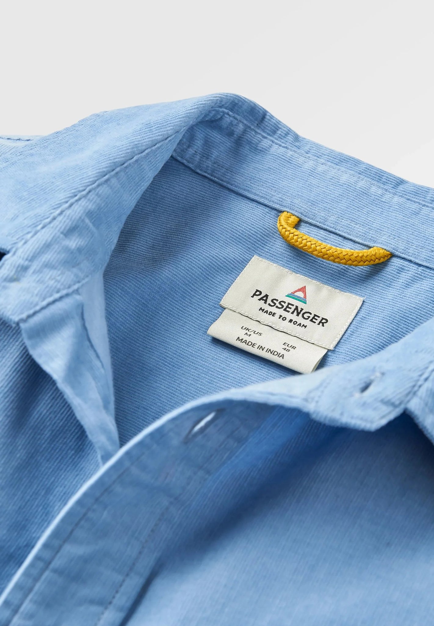 PASSENGER - Backcountry Cord Light Shirt - Faded Denim - BACKYARD