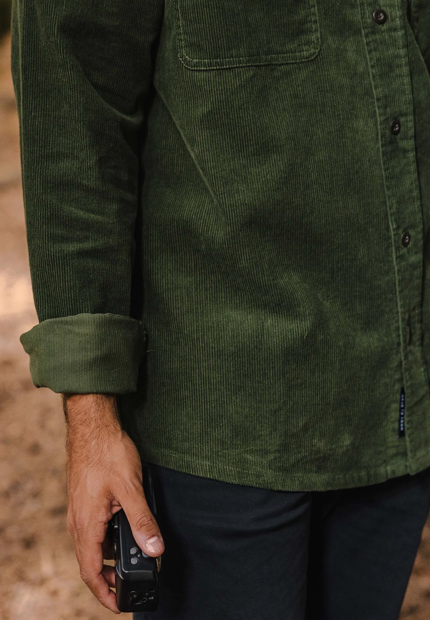 PASSENGER - Backcountry Cord Shirt - Fir Tree - BACKYARD