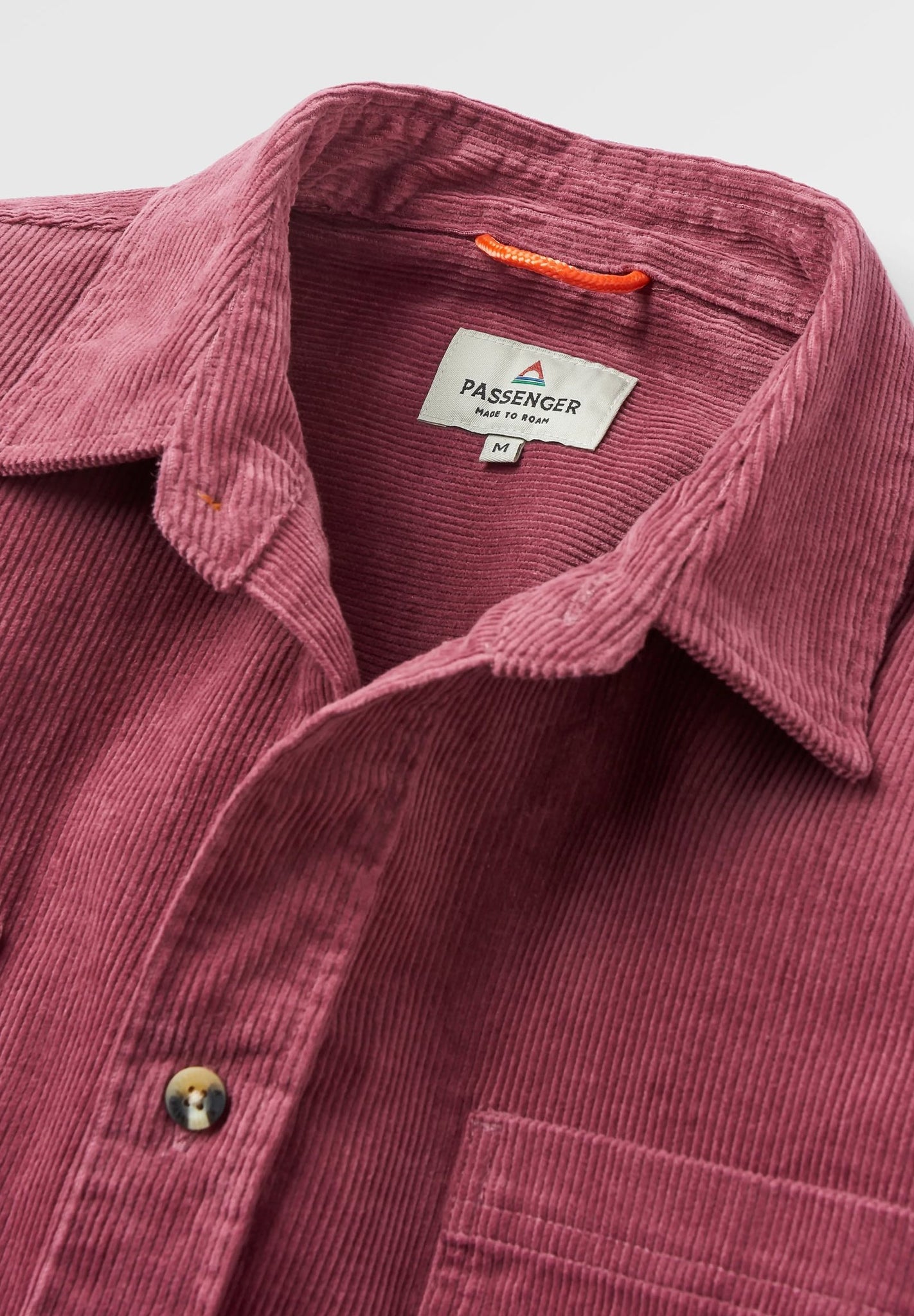 PASSENGER - Backcountry Cord Shirt - Crushed Berry - BACKYARD