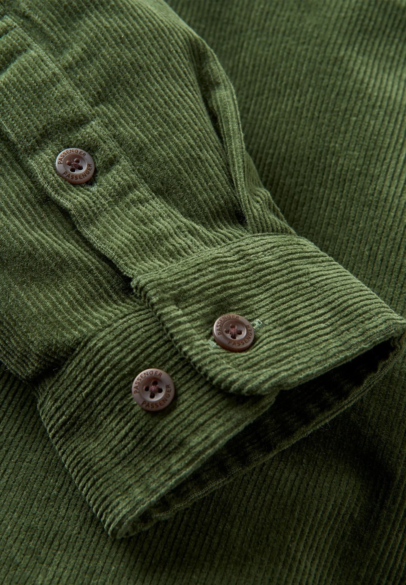 PASSENGER - Backcountry Cord Shirt - Fir Tree - BACKYARD