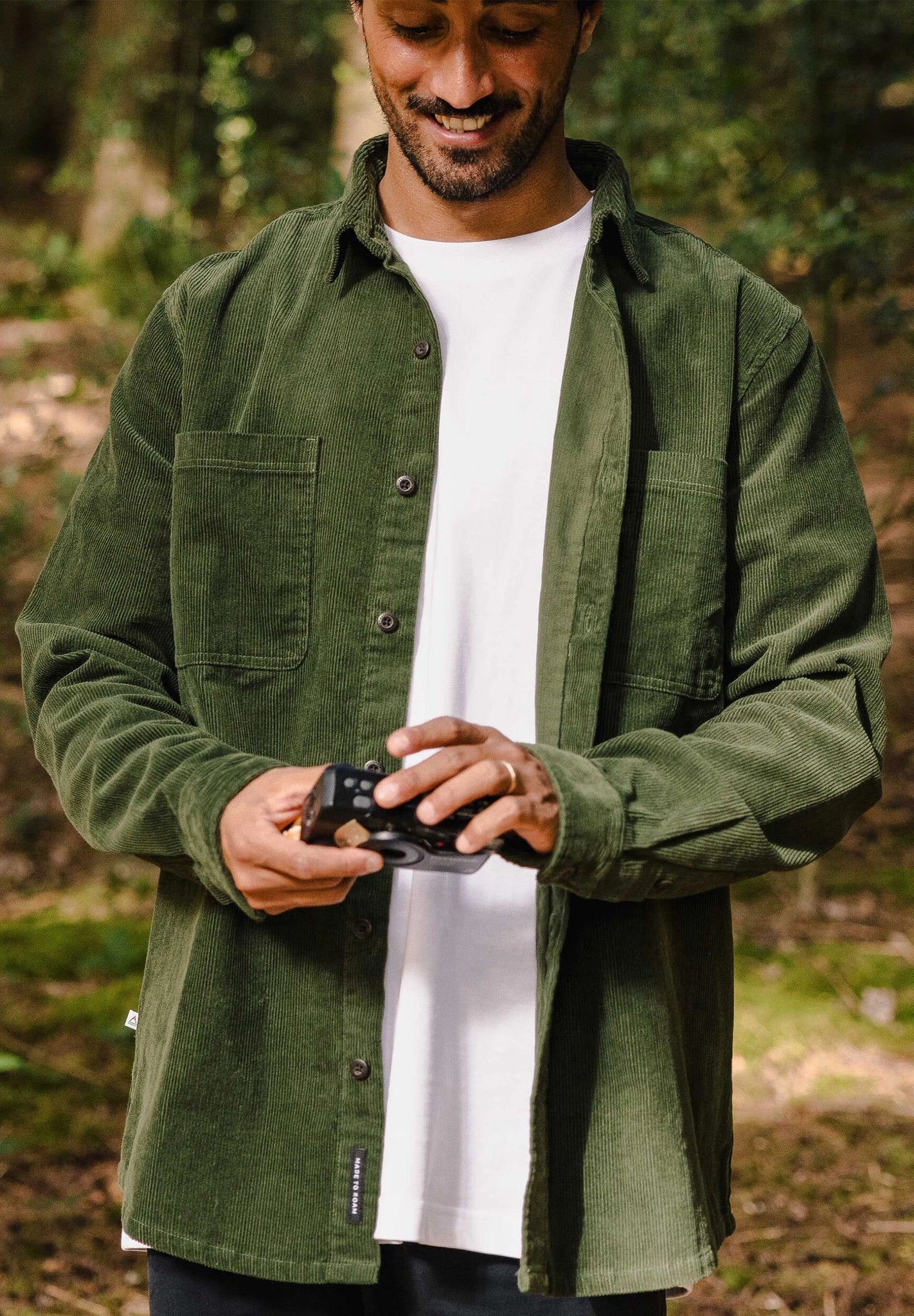 PASSENGER - Backcountry Cord Shirt - Fir Tree - BACKYARD