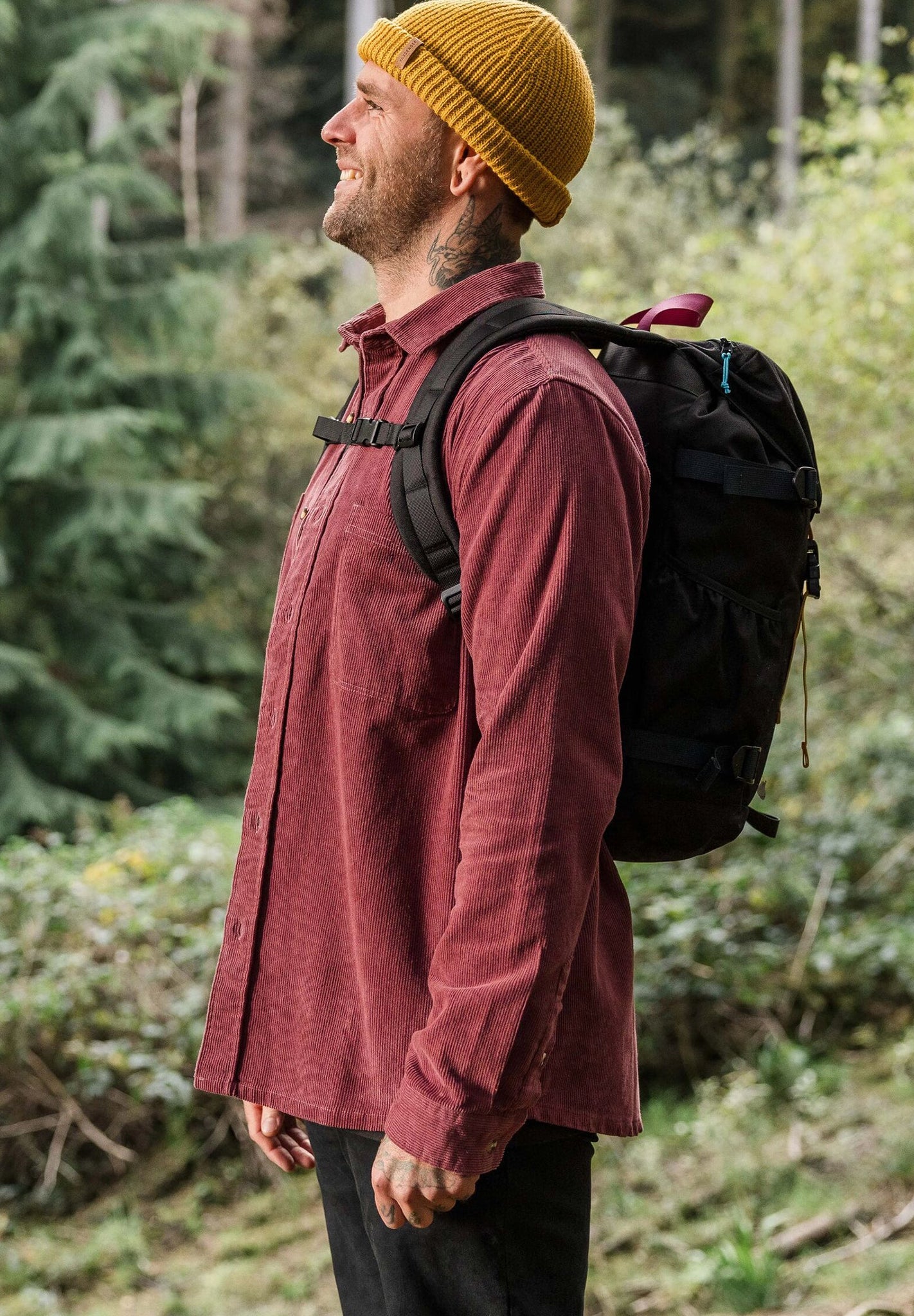 PASSENGER - Backcountry Cord Shirt - Crushed Berry - BACKYARD