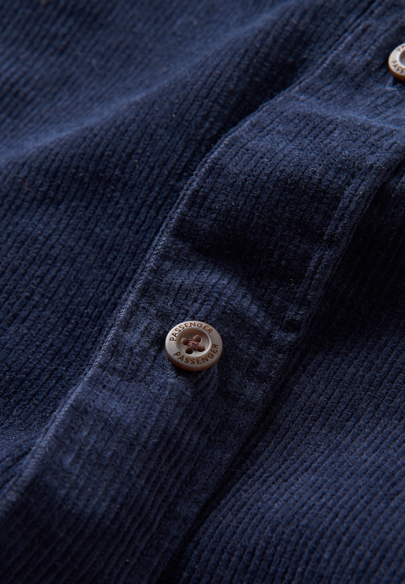 PASSENGER - Backcountry Cord Shirt - Deep Navy - BACKYARD