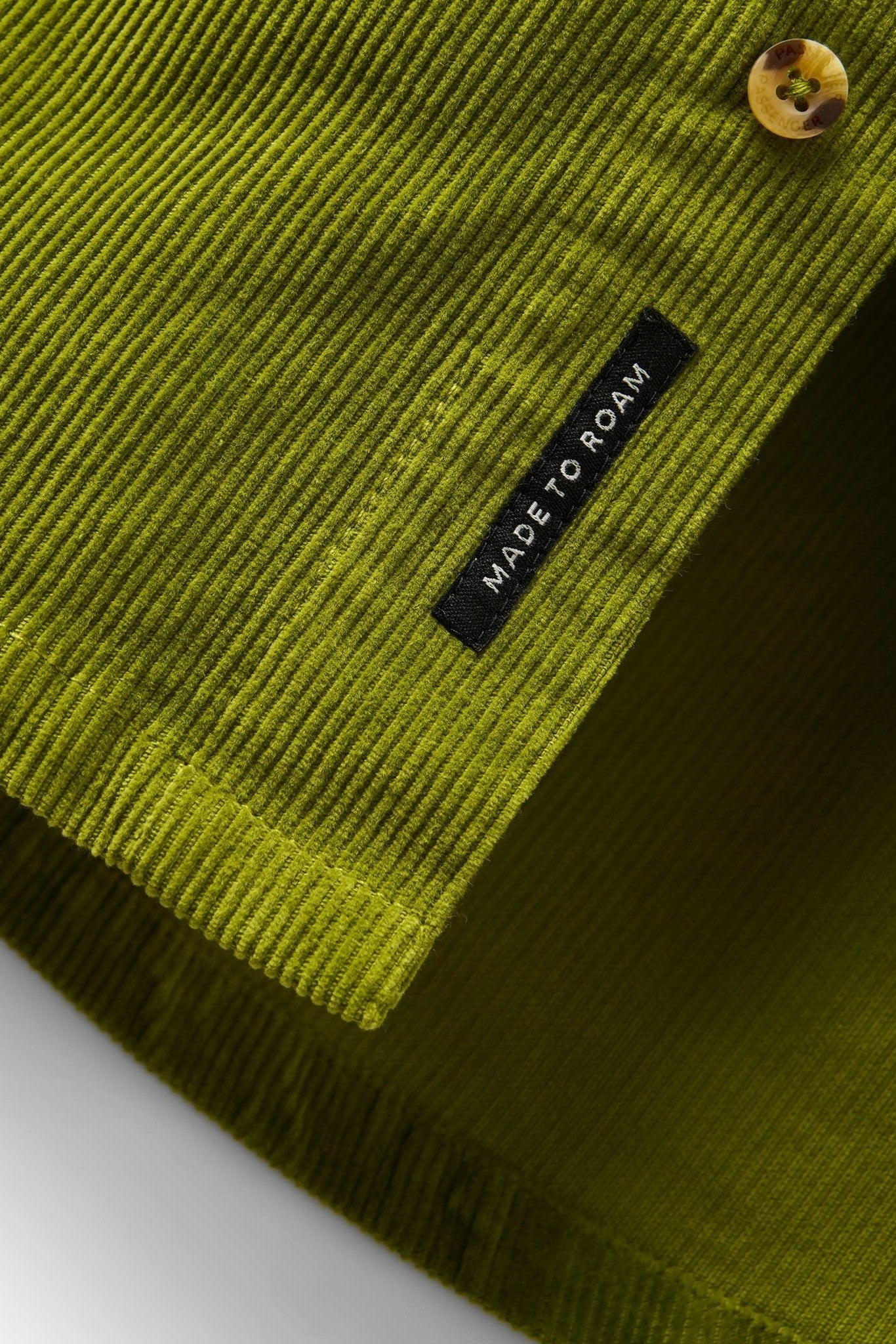 PASSENGER - Backcountry Cord Shirt - Tea Green - BACKYARD