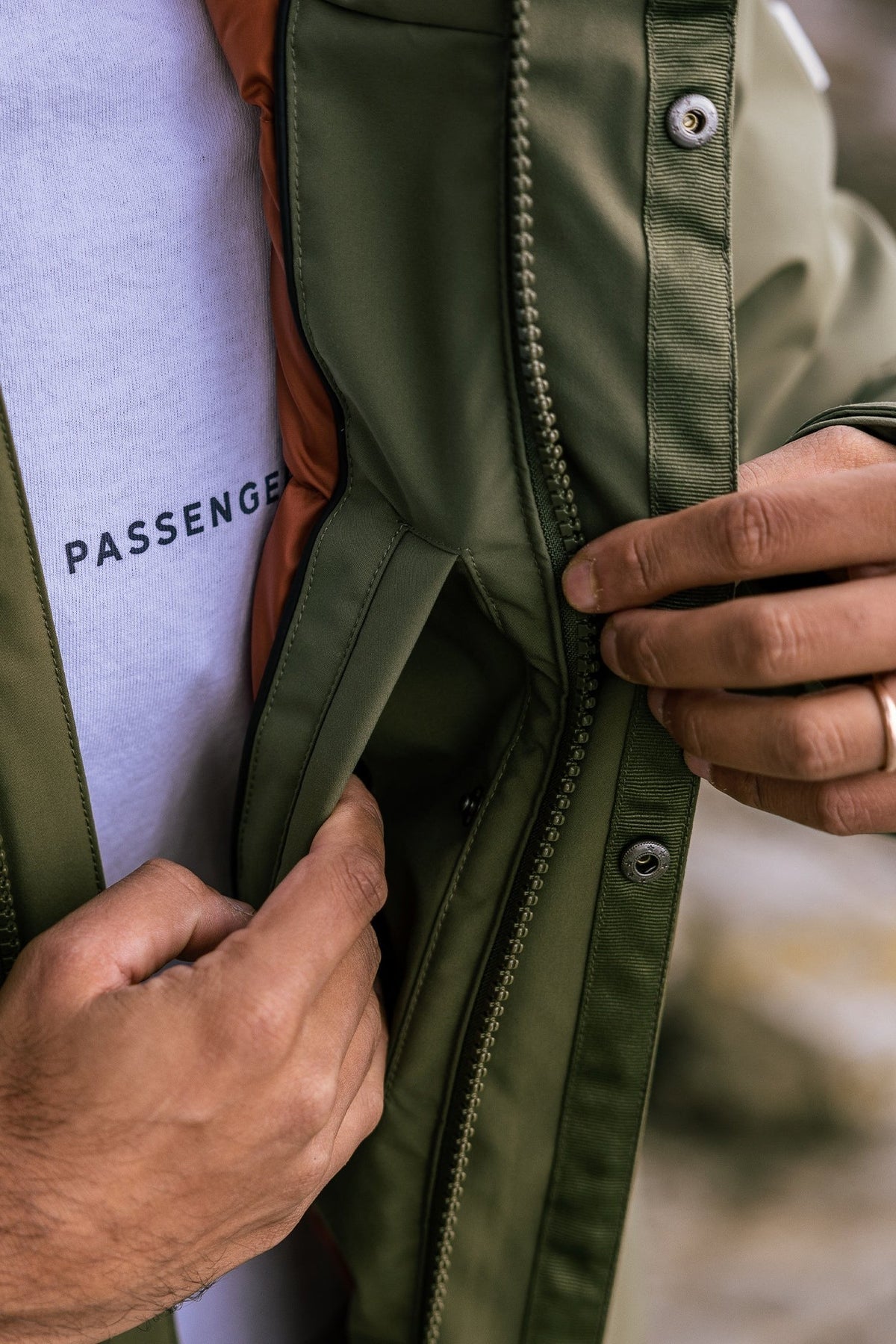 PASSENGER - Baltic Recycled Insulated Parka - Khaki - BACKYARD