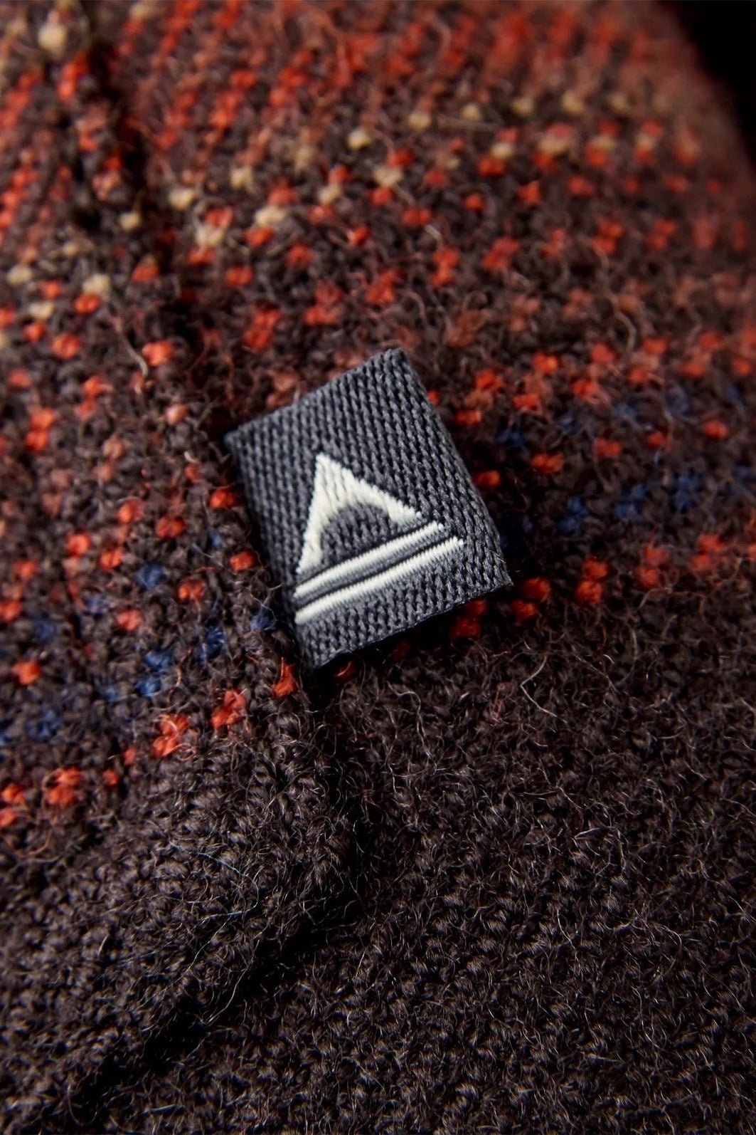 PASSENGER-Barren Wool Overshirt-Dark Rust Stripe-BACKYARD