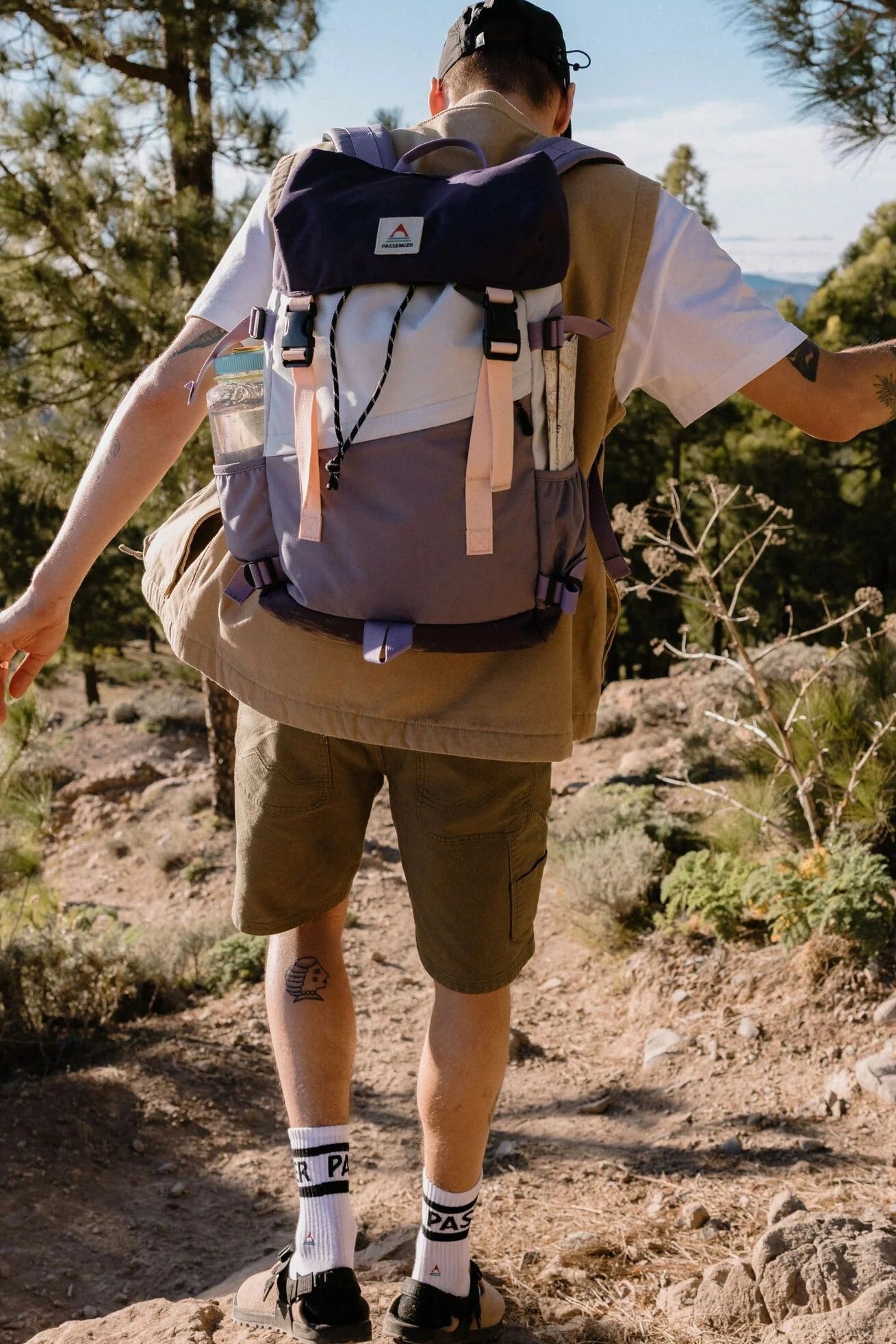 PASSENGER - Boondocker 26L Backpack - Heather Deep Purple - BACKYARD