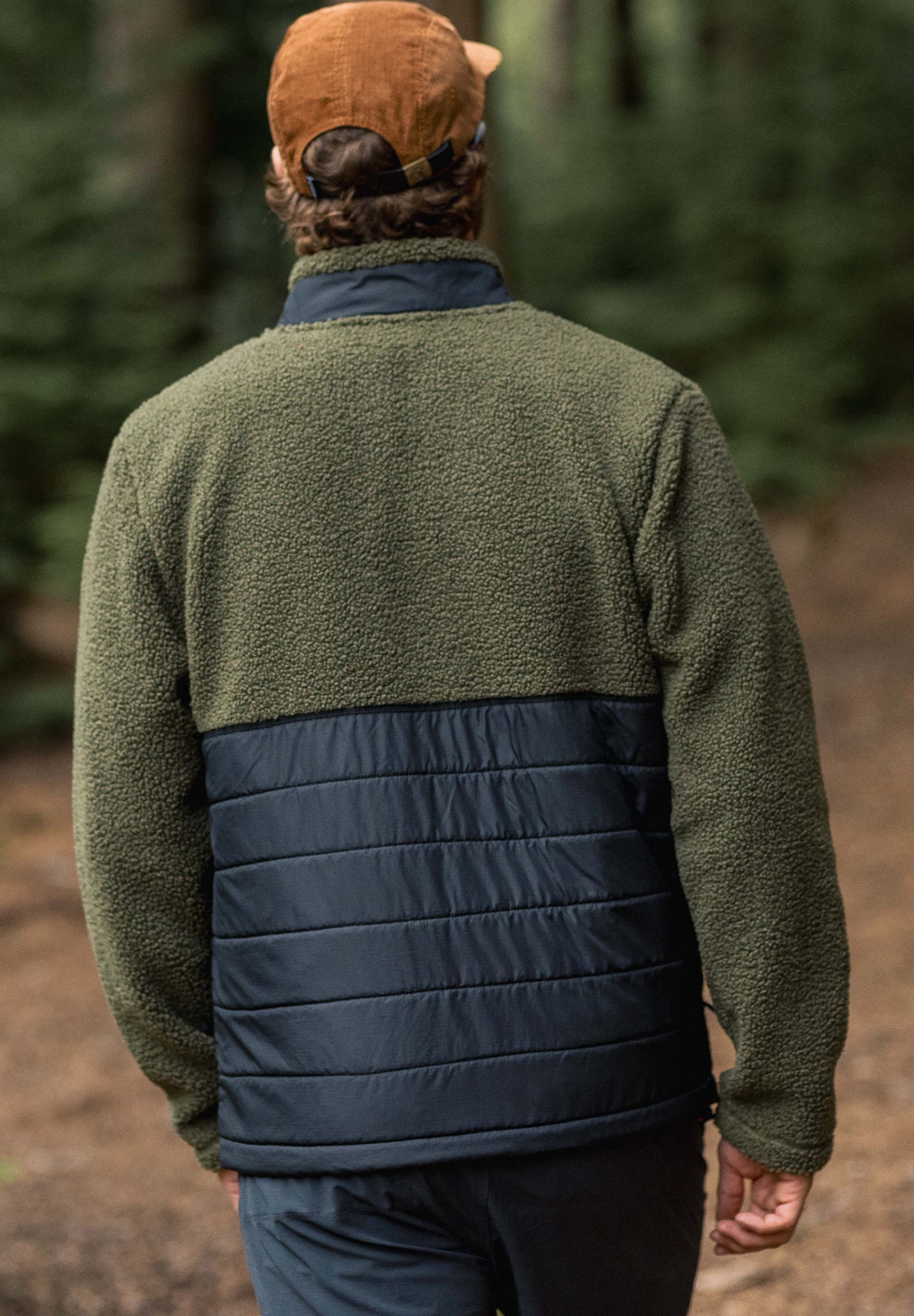 PASSENGER - Born Explorer Recycled Polar - Lined Sherpa Fleece - Khaki - BACKYARD