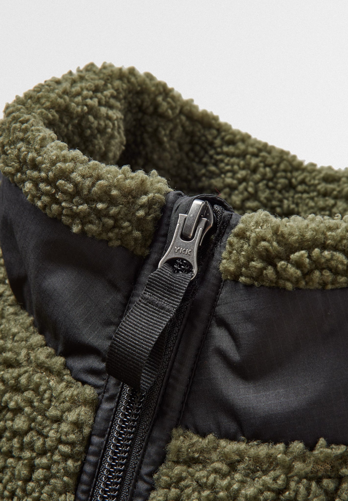 PASSENGER - Born Explorer Recycled Polar - Lined Sherpa Fleece - Khaki - BACKYARD