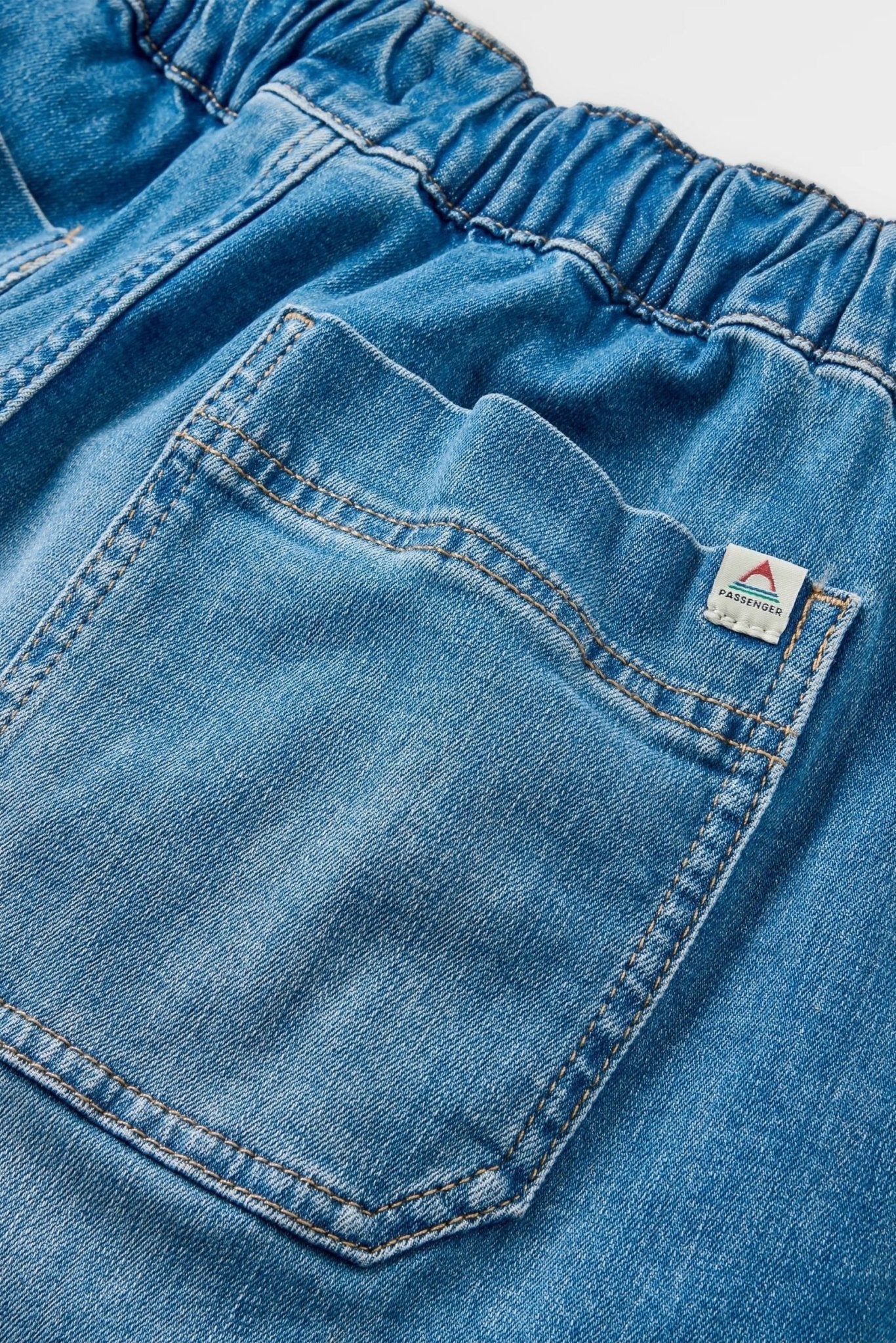 PASSENGER - Carriso Denim Short - Light Wash Denim - BACKYARD