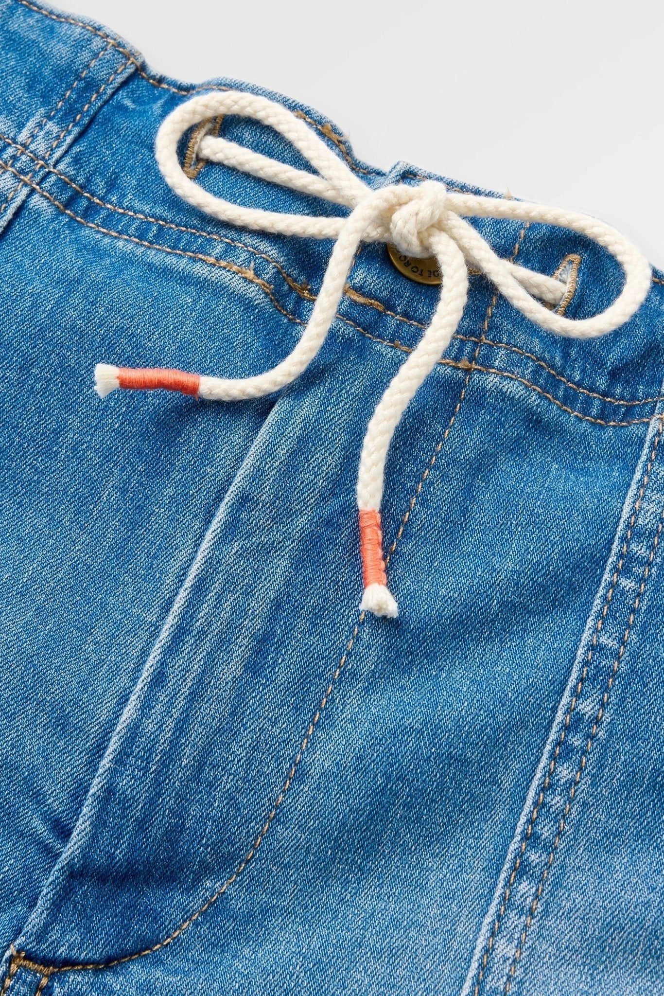 PASSENGER - Carriso Denim Short - Light Wash Denim - BACKYARD