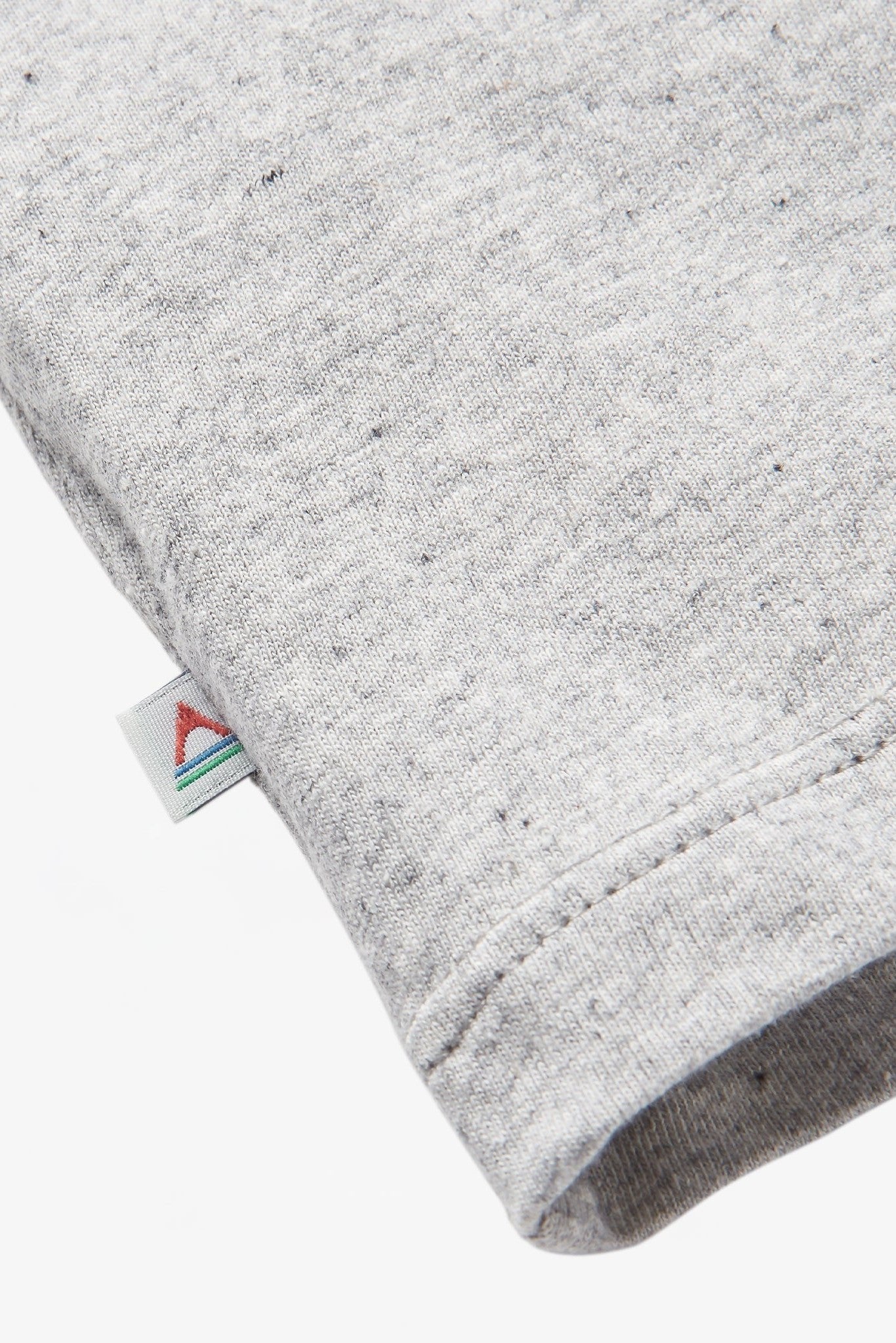 PASSENGER - Classic Logo Recycled Cotton T-Shirt - Mid Grey Marl - BACKYARD