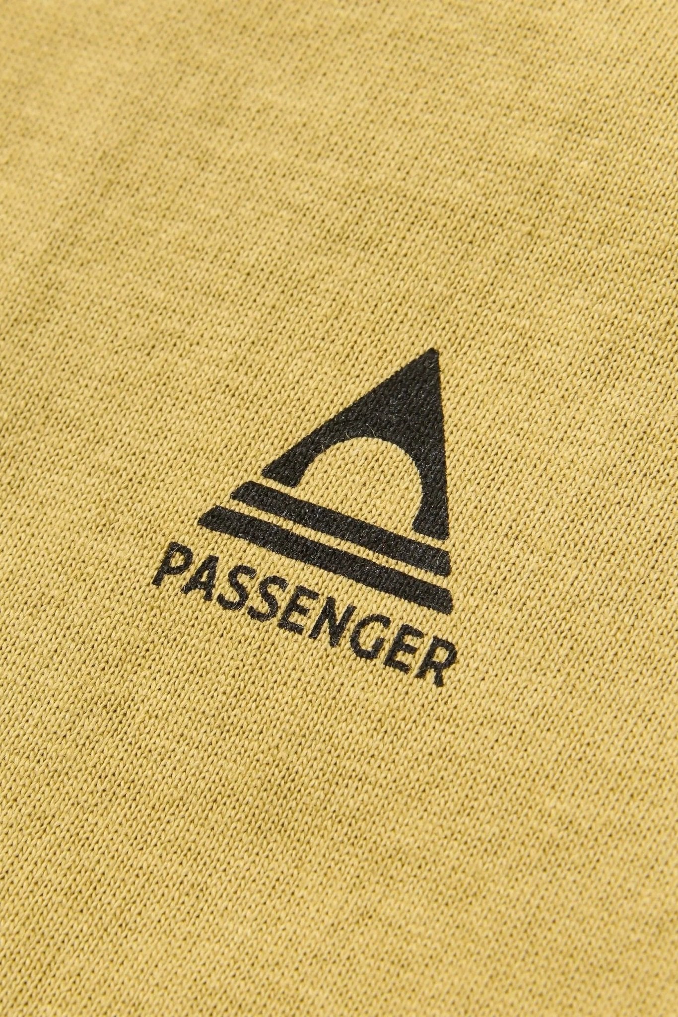 PASSENGER - Classic Logo Recycled Cotton T-Shirt - Warm Beige - BACKYARD