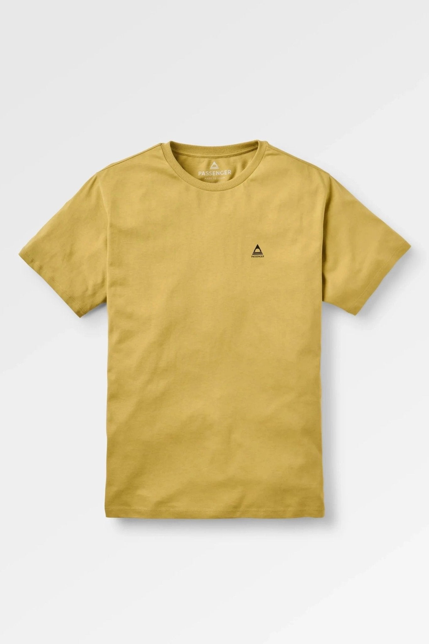 PASSENGER - Classic Logo Recycled Cotton T-Shirt - Warm Beige - BACKYARD
