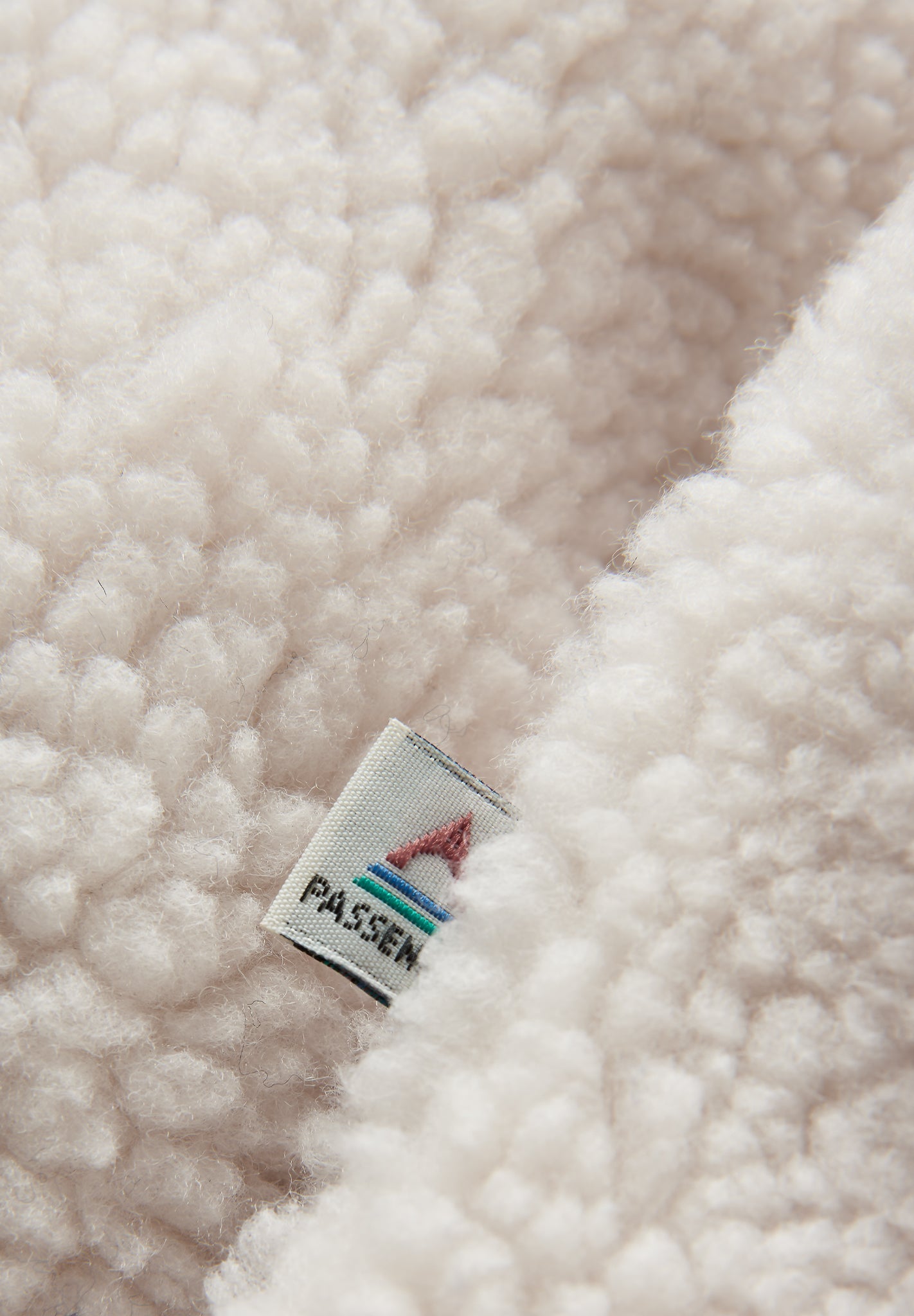 PASSENGER - Clover 2.0 Recycled Sherpa Fleece - Vintage White - BACKYARD