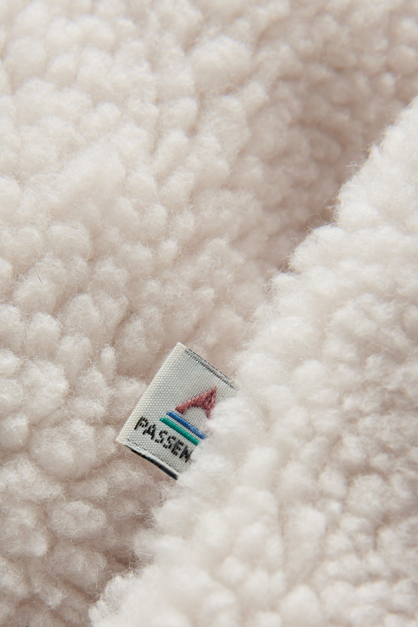PASSENGER - Clover 2.0 Recycled Sherpa Fleece - Vintage White - BACKYARD