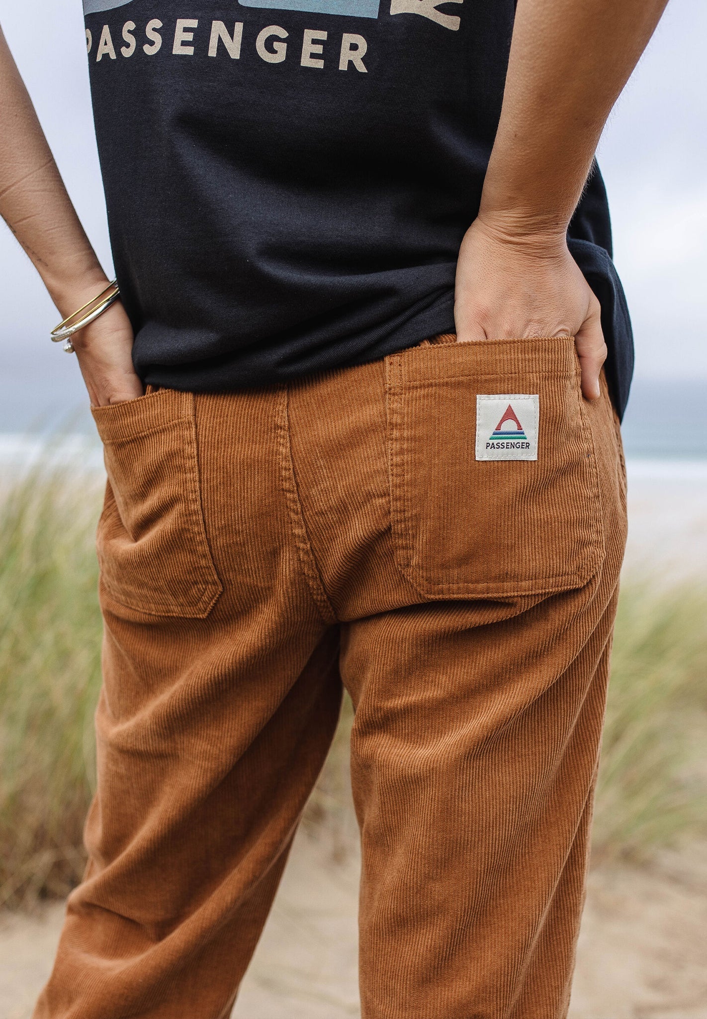 PASSENGER - Compass Recycled Corduroy Trouser - Coconut - BACKYARD