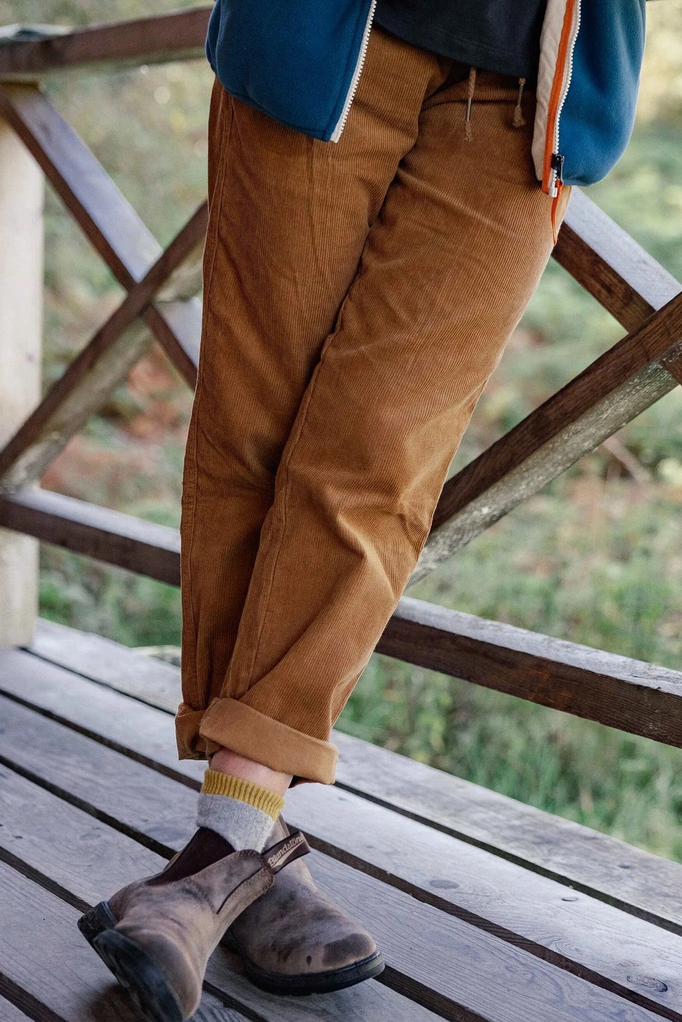 PASSENGER - Compass Recycled Corduroy Trouser - Coconut - BACKYARD