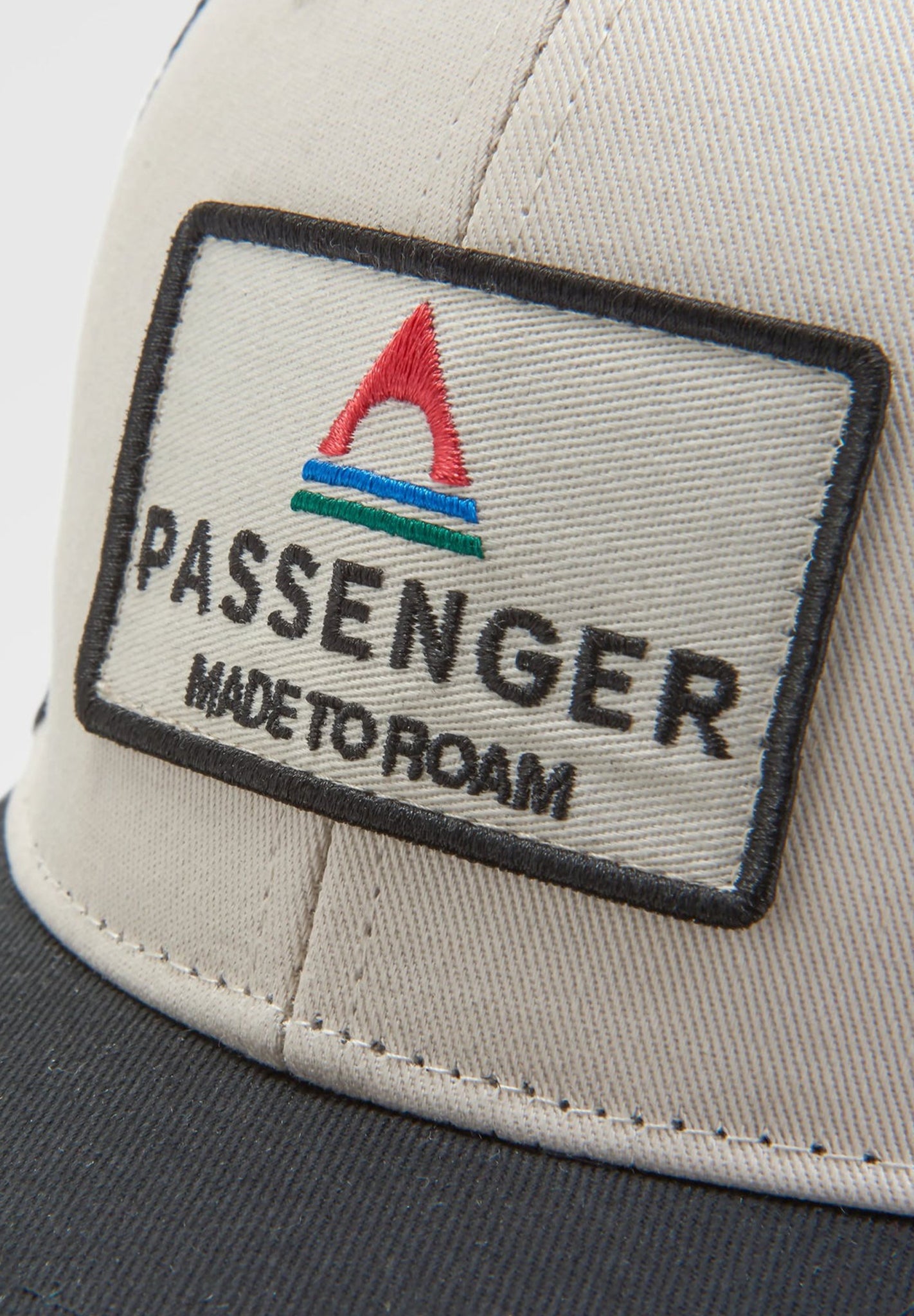 PASSENGER - Core Organic Cotton Trucker Cap - Black White - BACKYARD
