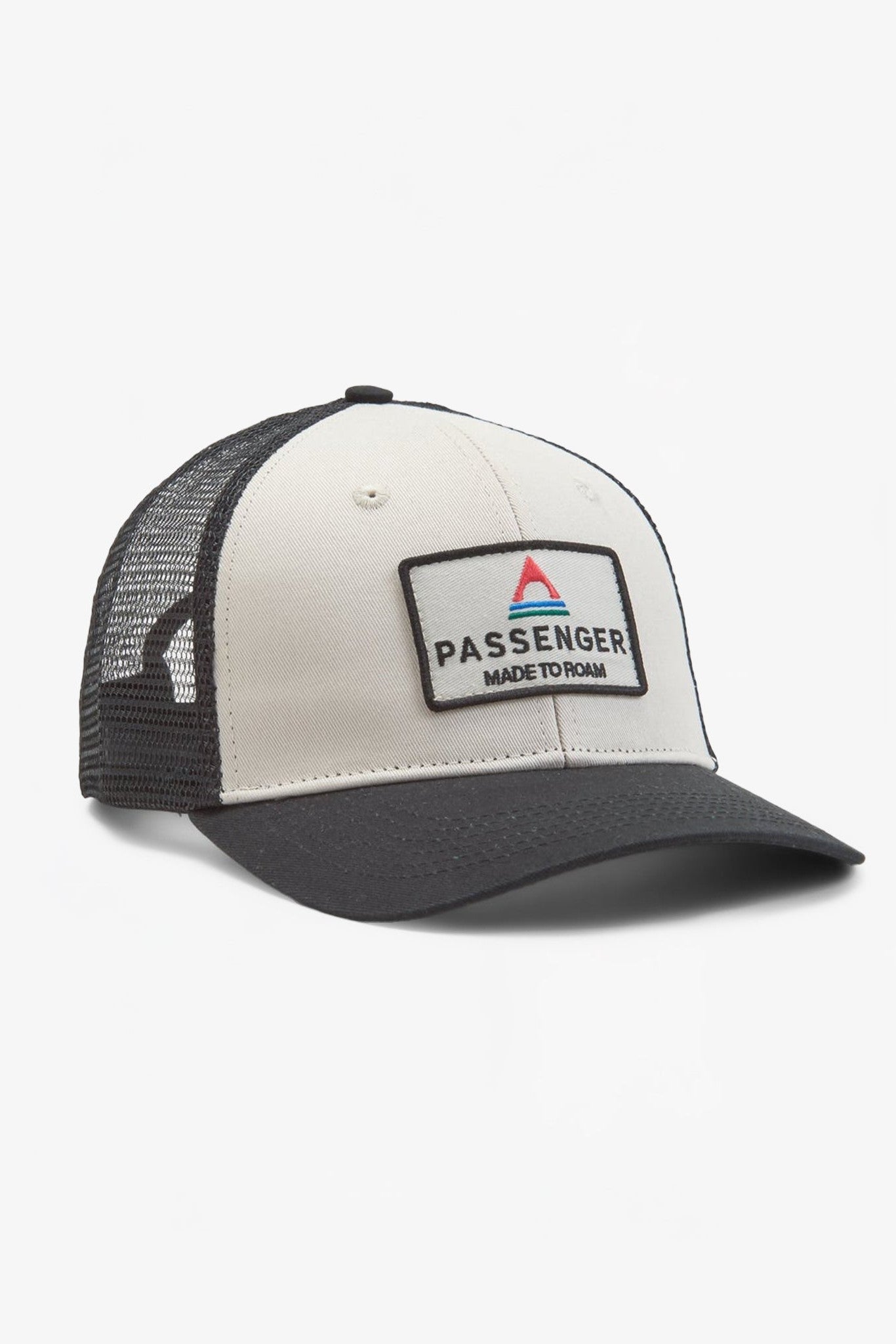 PASSENGER - Core Organic Cotton Trucker Cap - Black White - BACKYARD