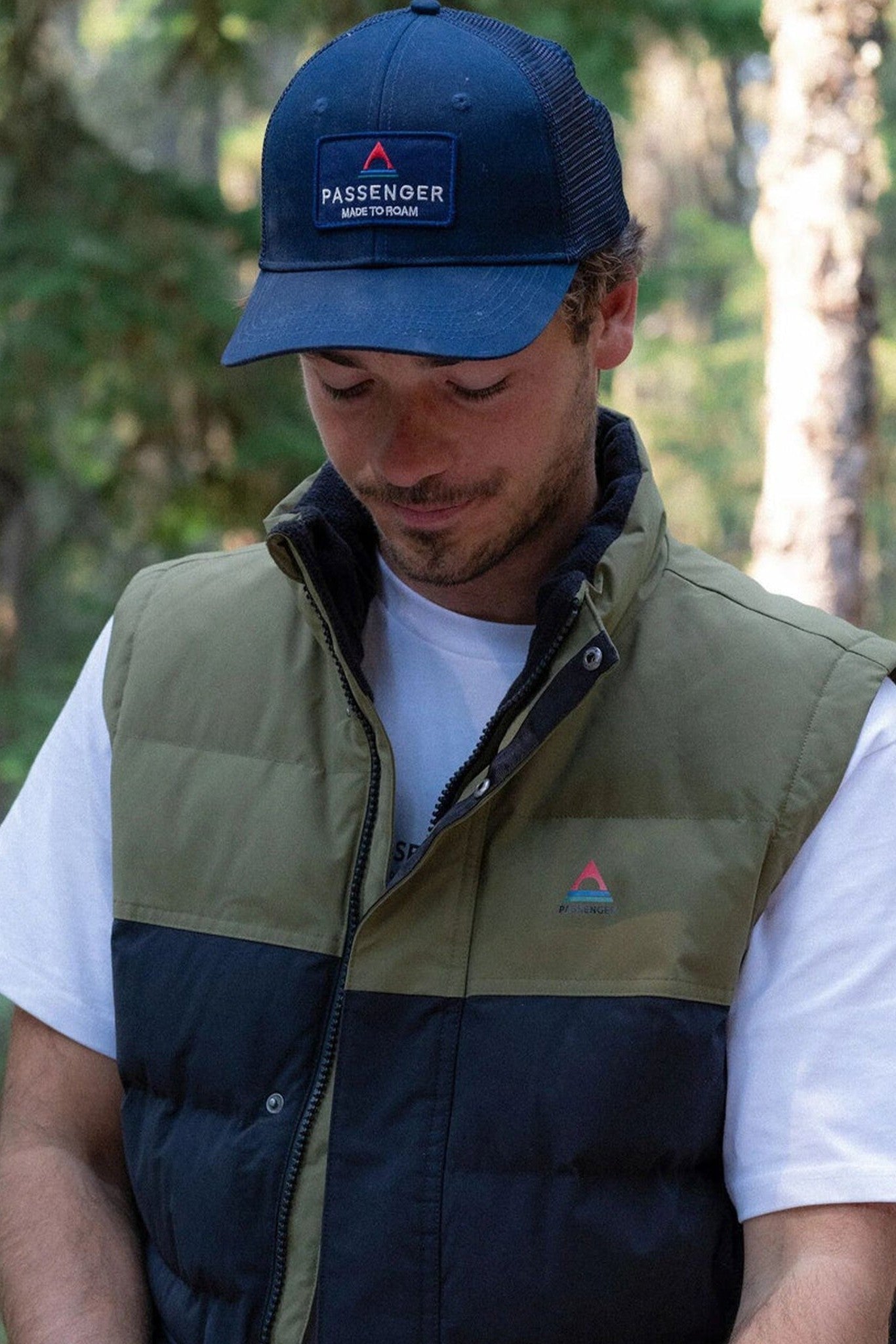 PASSENGER - Core Organic Cotton Trucker Cap - Rich Navy - BACKYARD