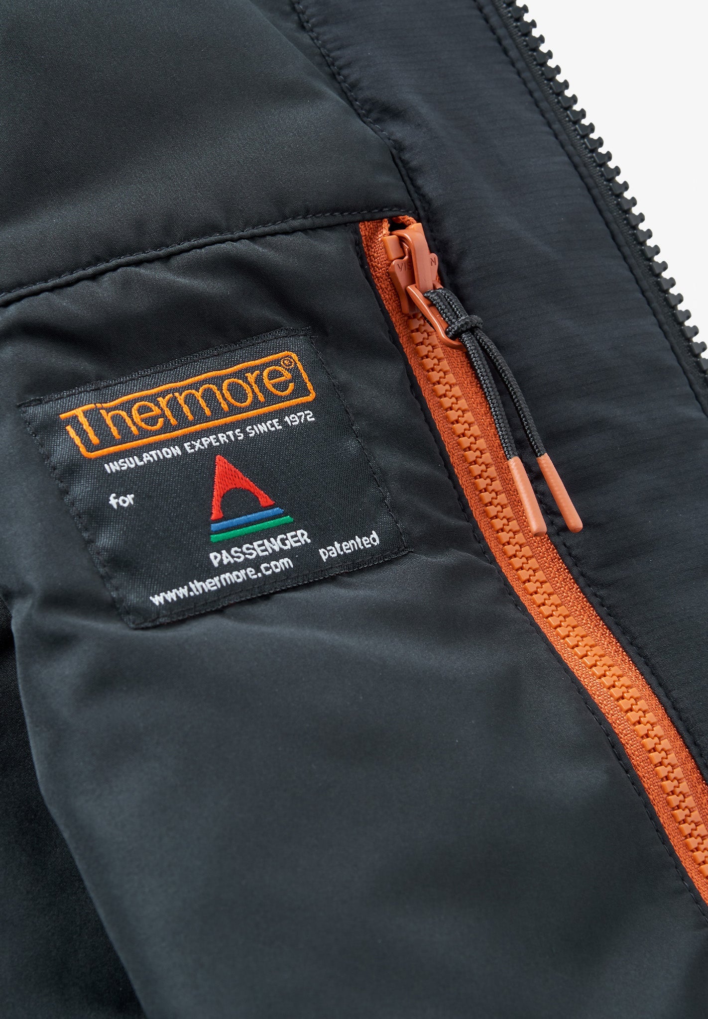 PASSENGER - Daybreak Lightweight Men's Recycled Thermore® Insulated Vest - Black - BACKYARD