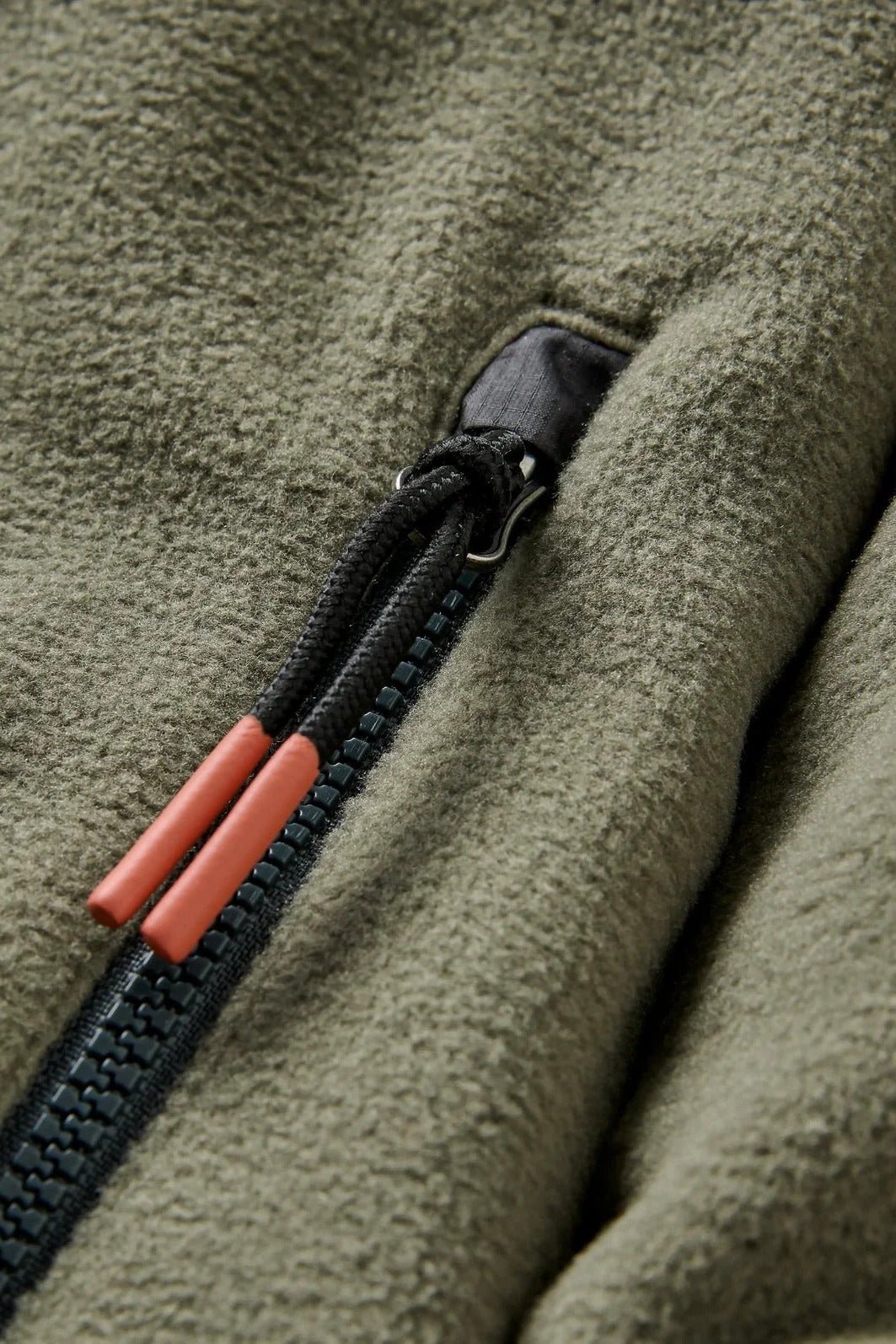 PASSENGER-Dusk Recycled Polartec® Fleece-Dusty Olive-BACKYARD