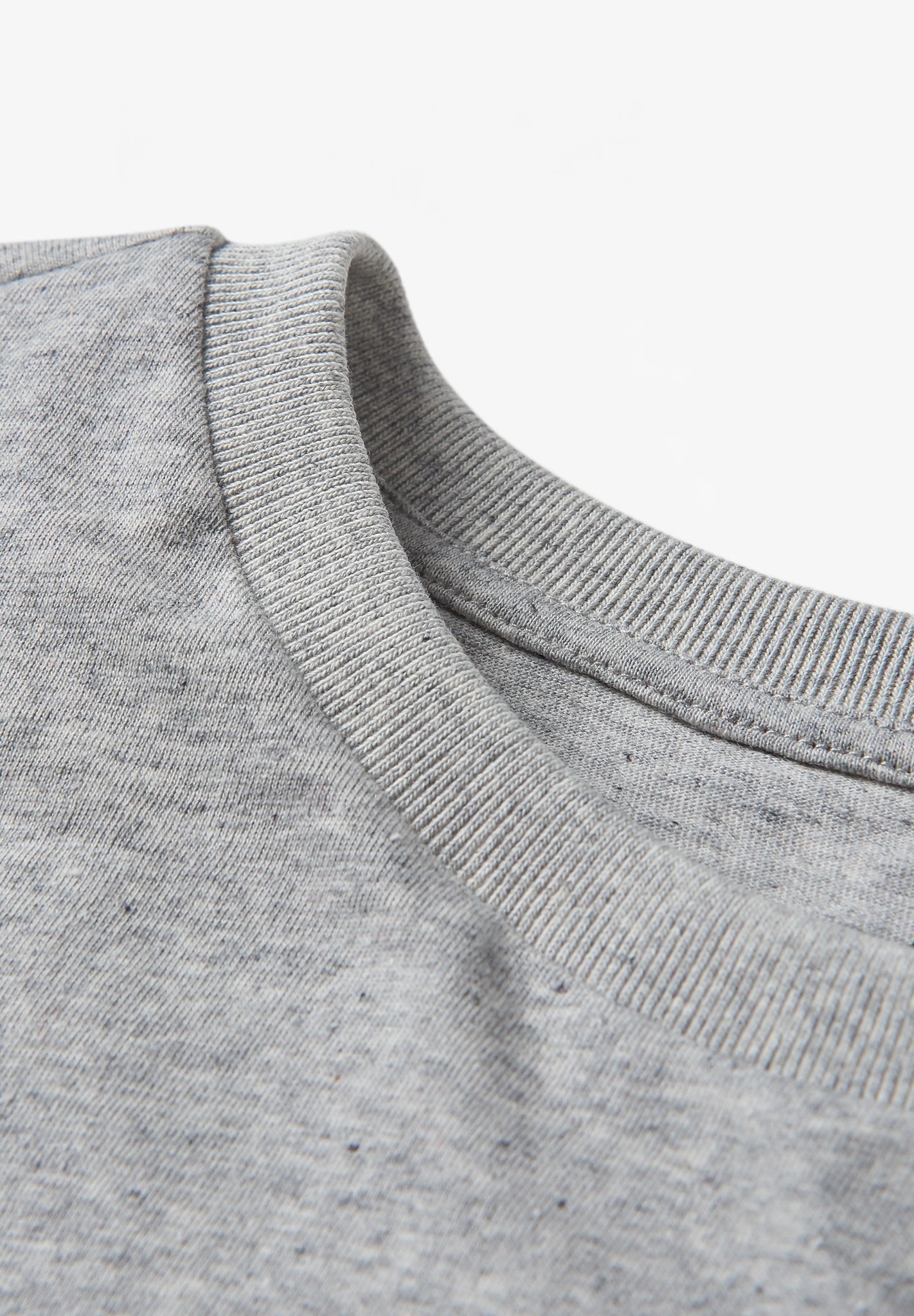 PASSENGER - Escapism Recycled Cotton T-Shirt - Grey Marl - BACKYARD