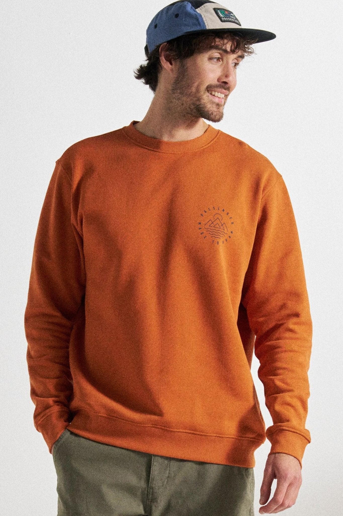 PASSENGER - Escapism Sweatshirt - Sunset Orange - BACKYARD