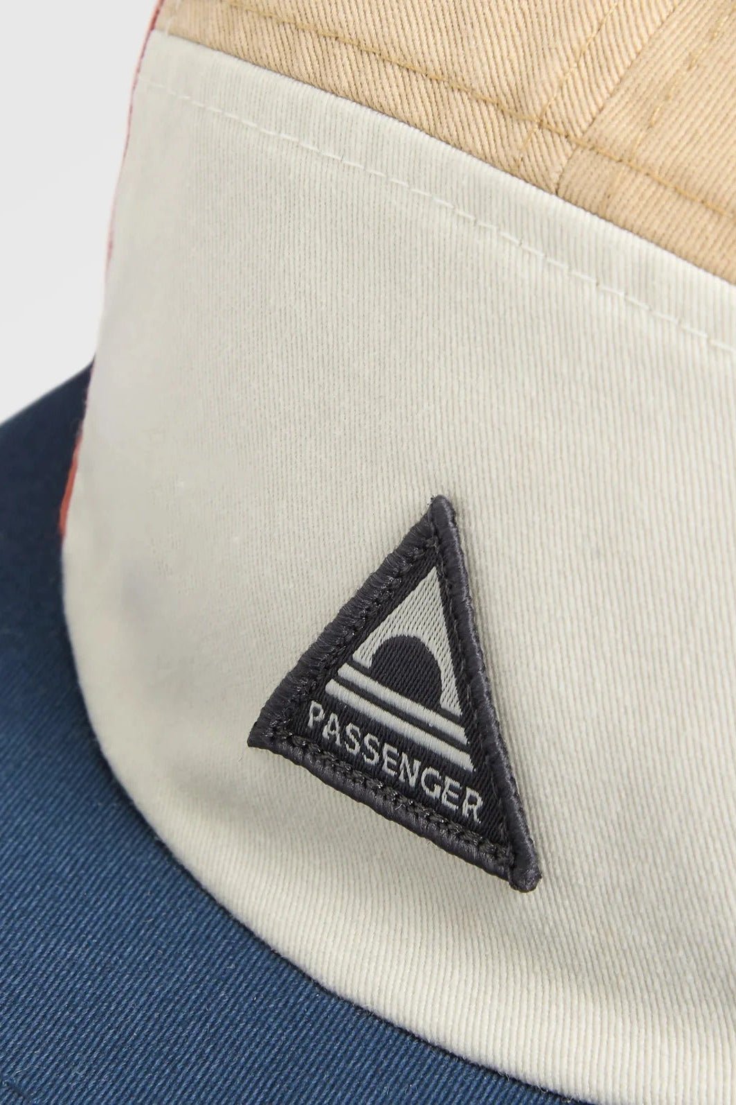 PASSENGER-Fixie Organic 5 Panel Cap 2.0-Blue Navy Dark Rust-BACKYARD